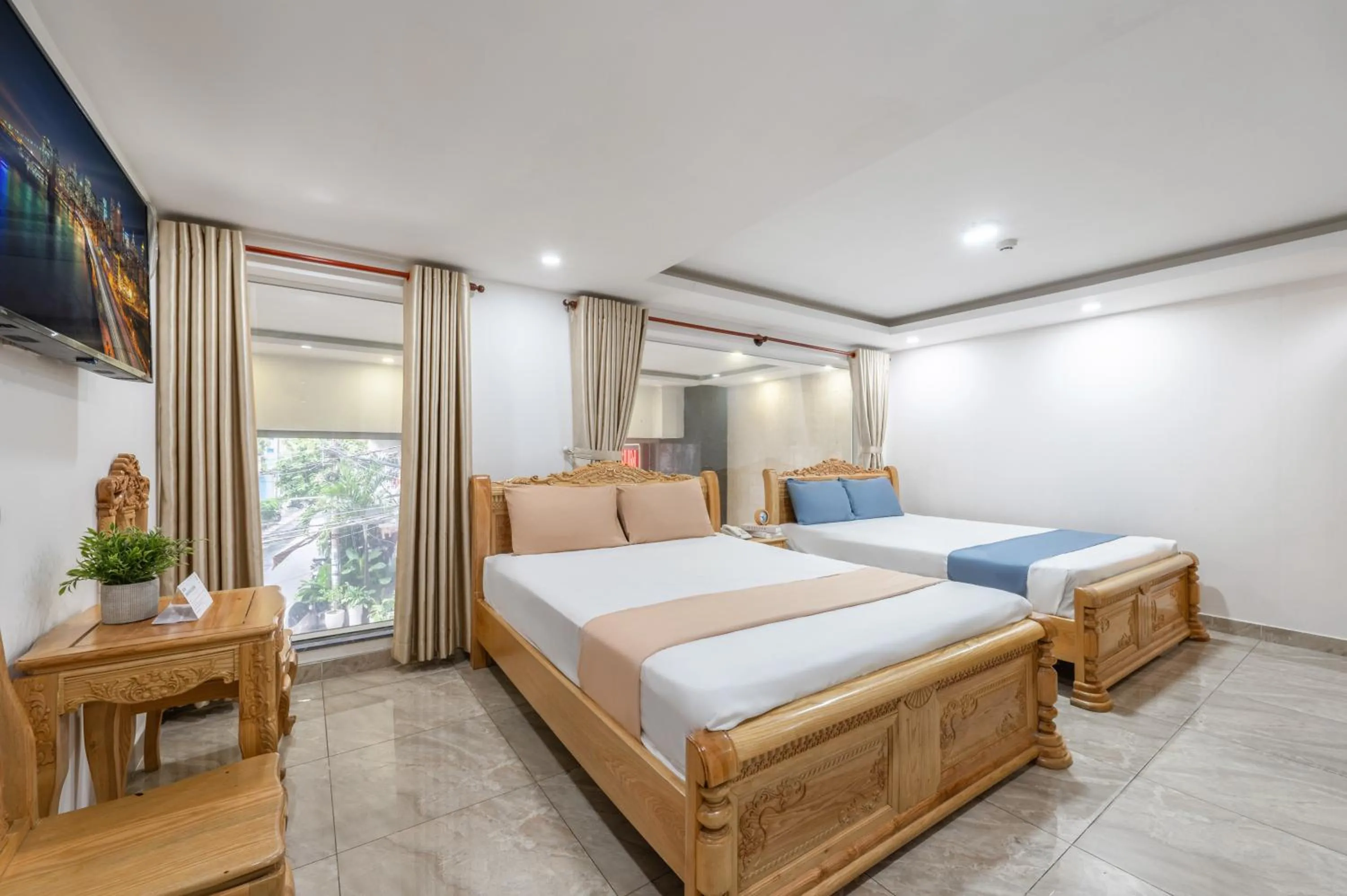 Bed in Cozrum - New Sun Hotel