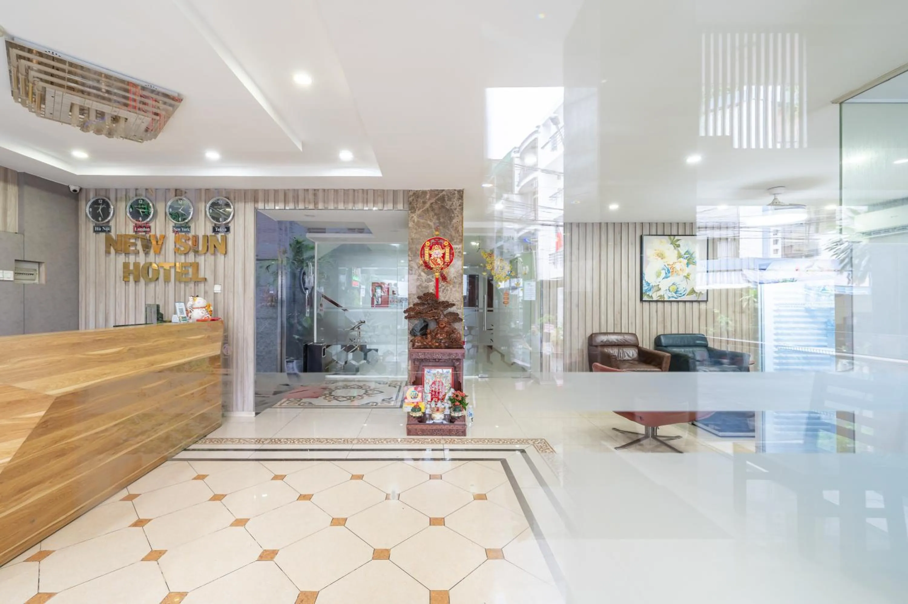 Facade/entrance in Cozrum - New Sun Hotel