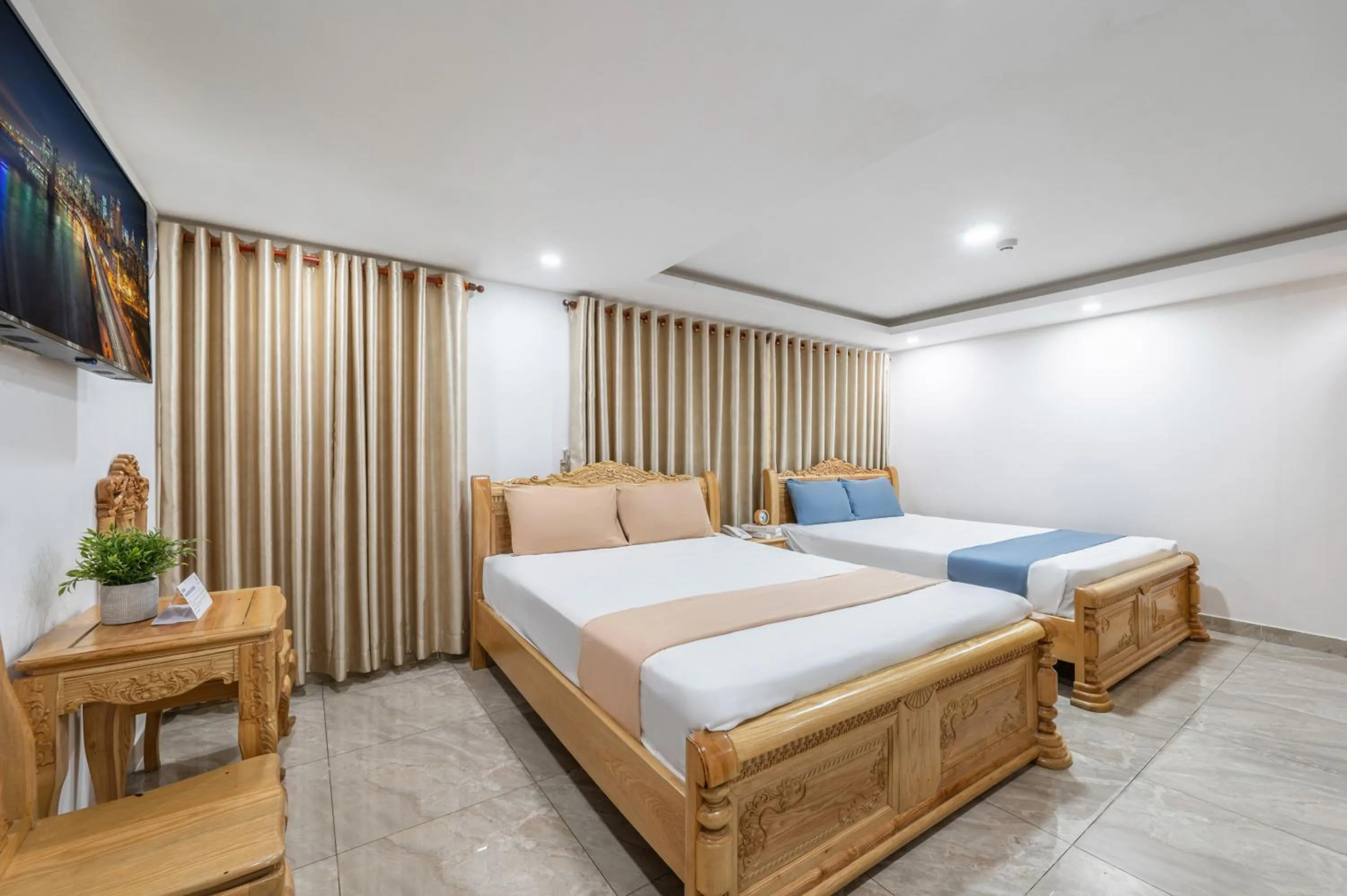 Bed in Cozrum - New Sun Hotel