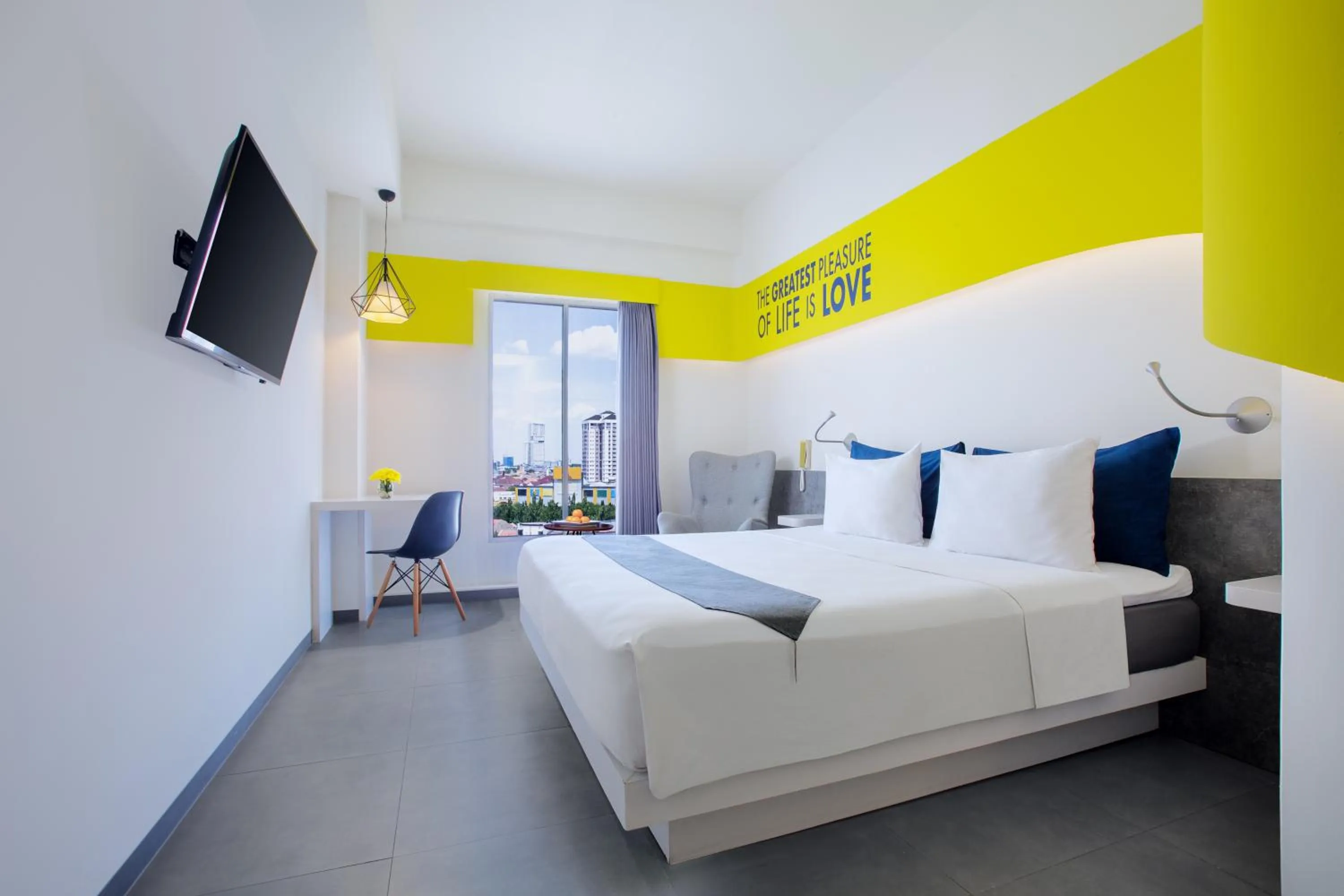 Bed in Yello Hotel Jemursari