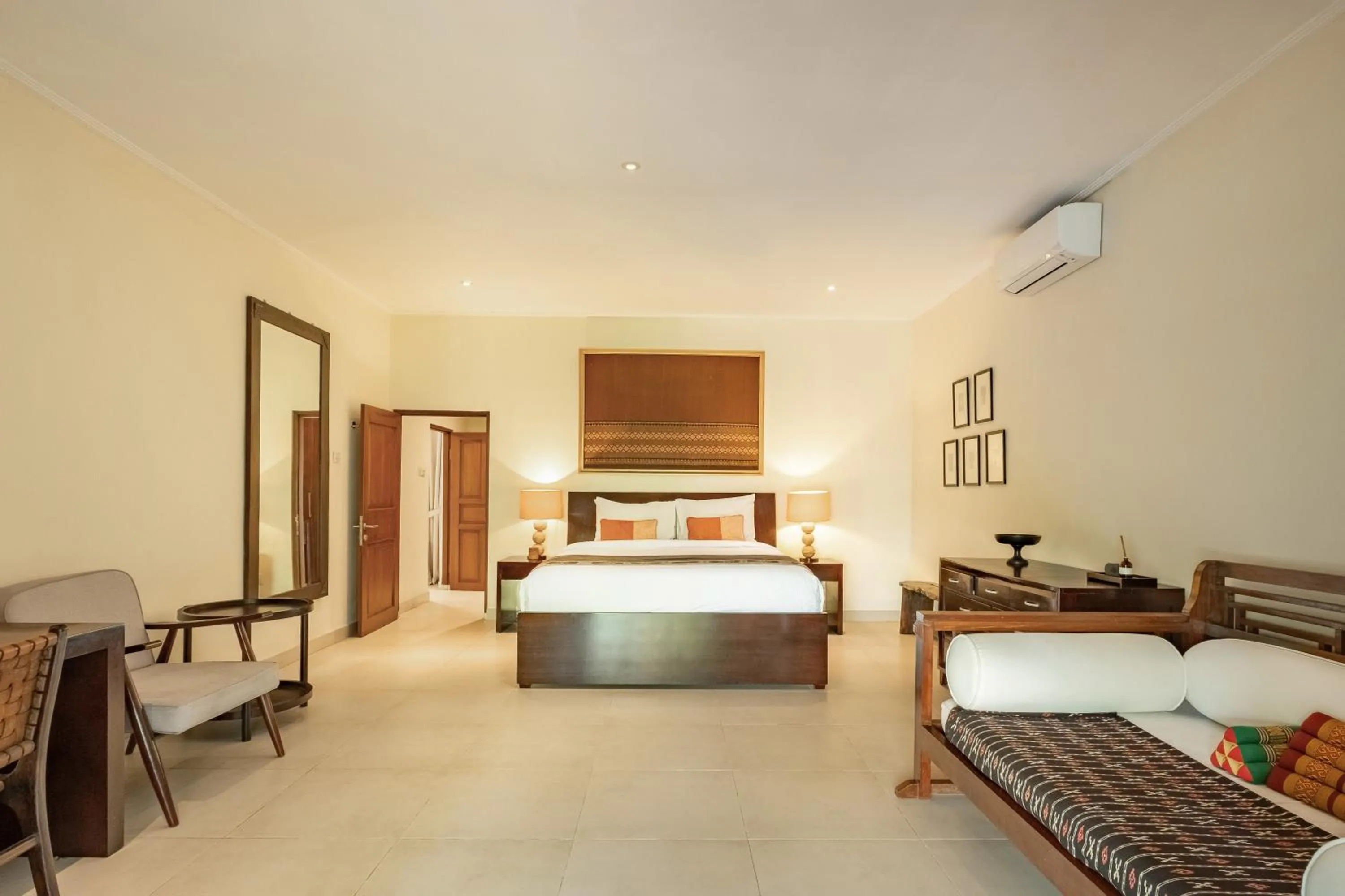 Bed in Villa Balidamai