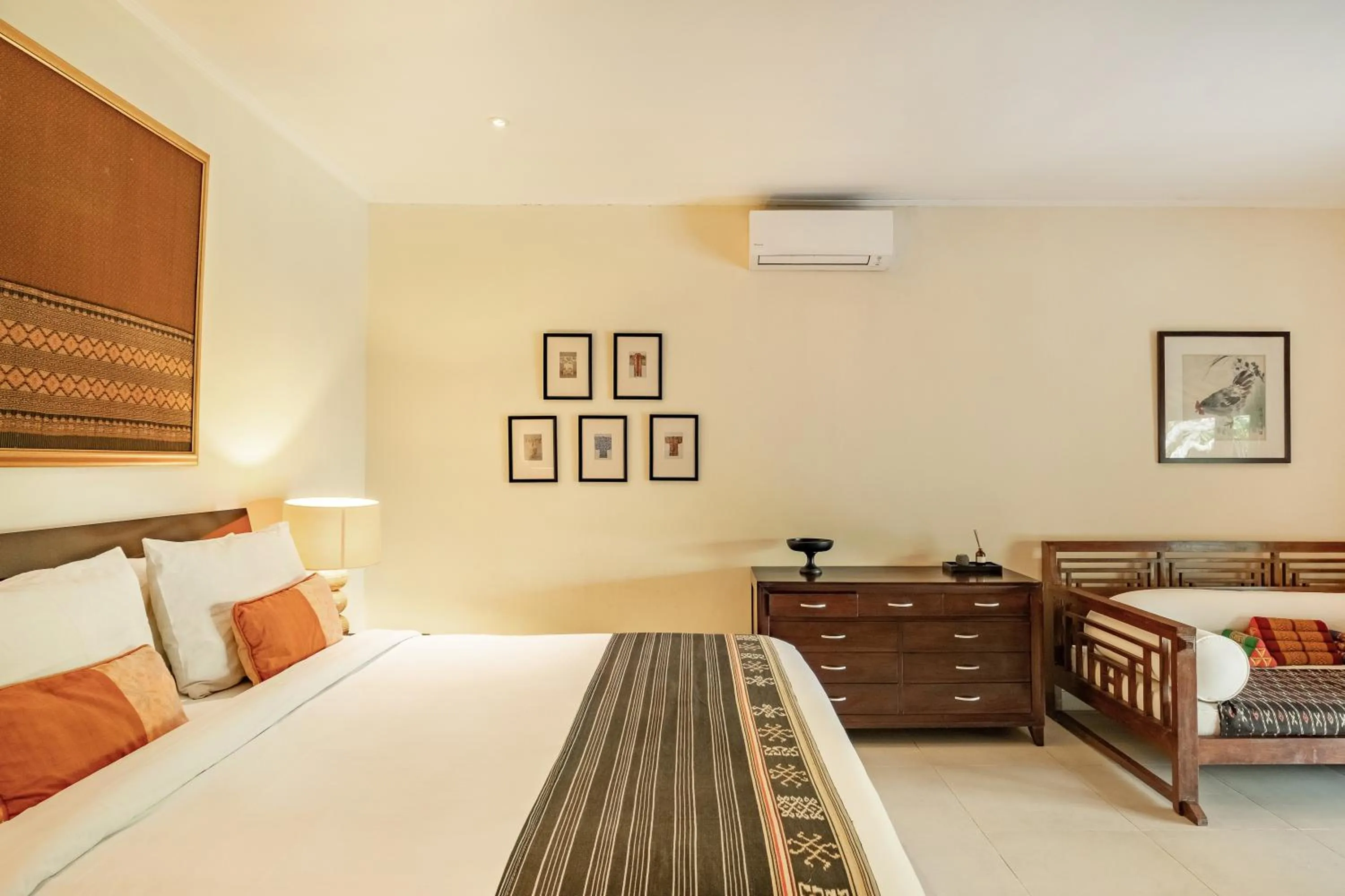 Bed in Villa Balidamai