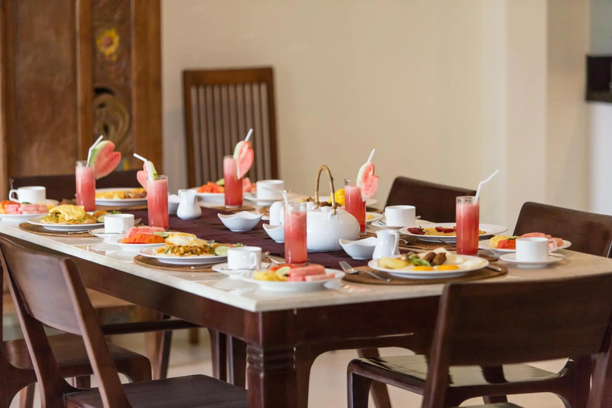 Continental breakfast in Villa Balidamai by Nagisa Bali