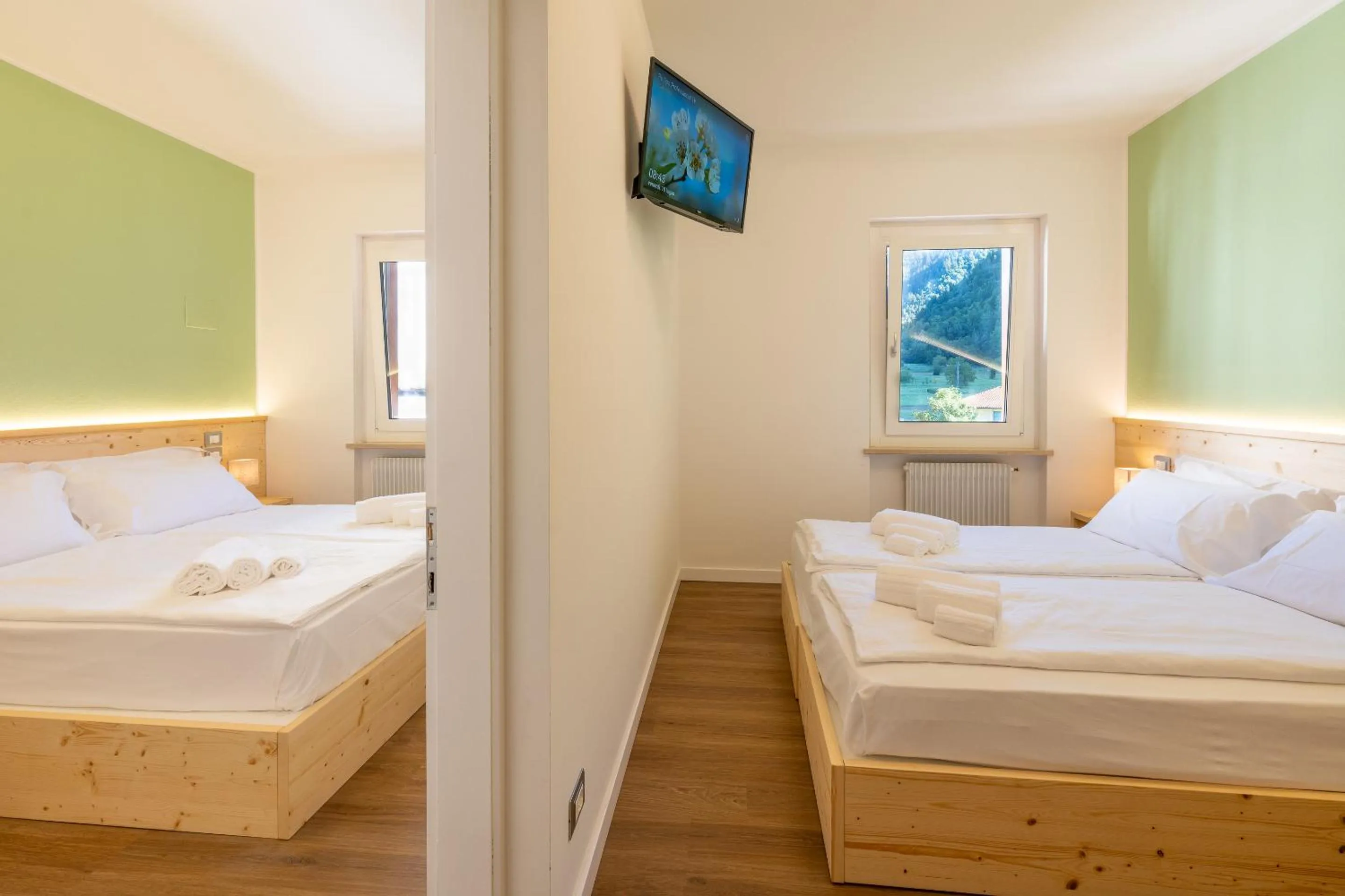 Bed in Comune Rustico Sport Hotel