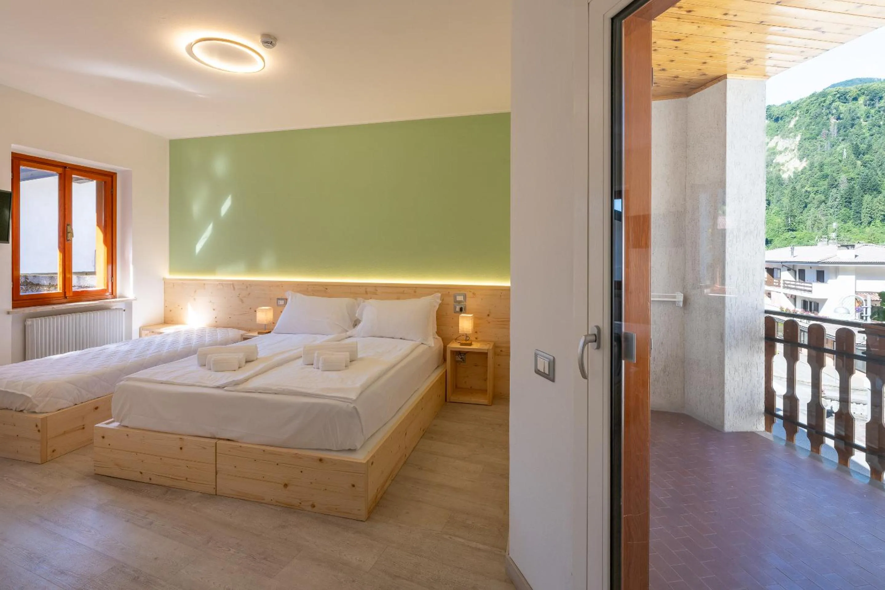 Bed in Comune Rustico Sport Hotel