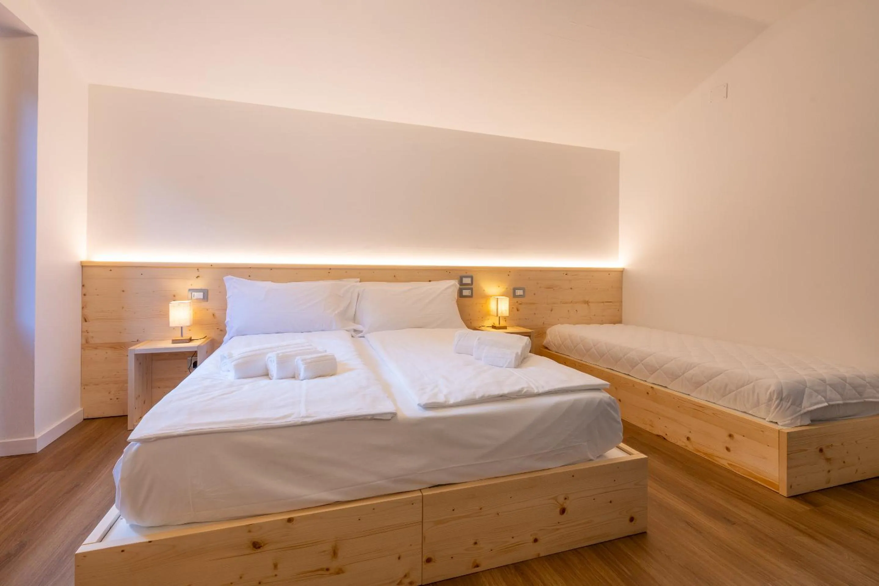 Bed in Comune Rustico Sport Hotel