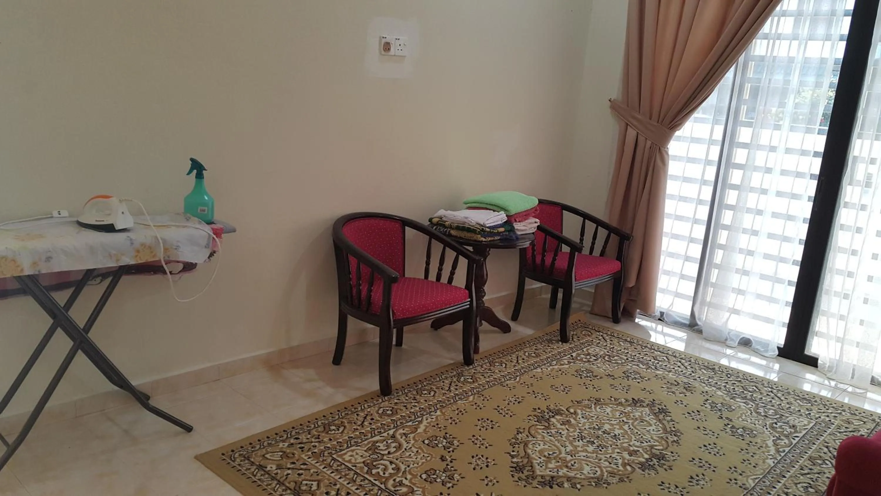 Seating area in MJ Homestay Kota Bharu