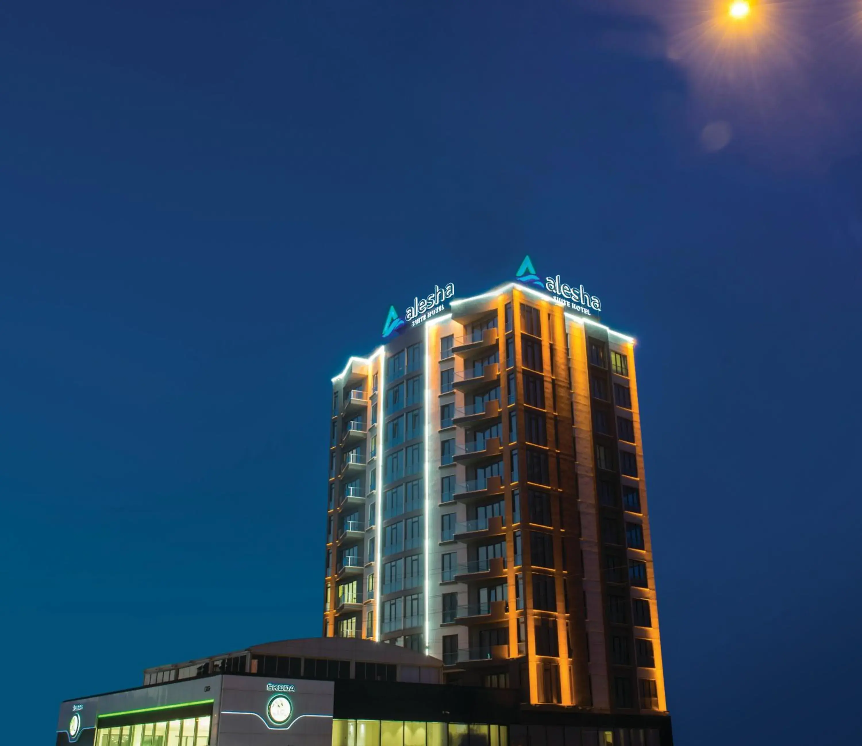 Property building in Alesha Suite Otel Property building in Alesha Suite Otel