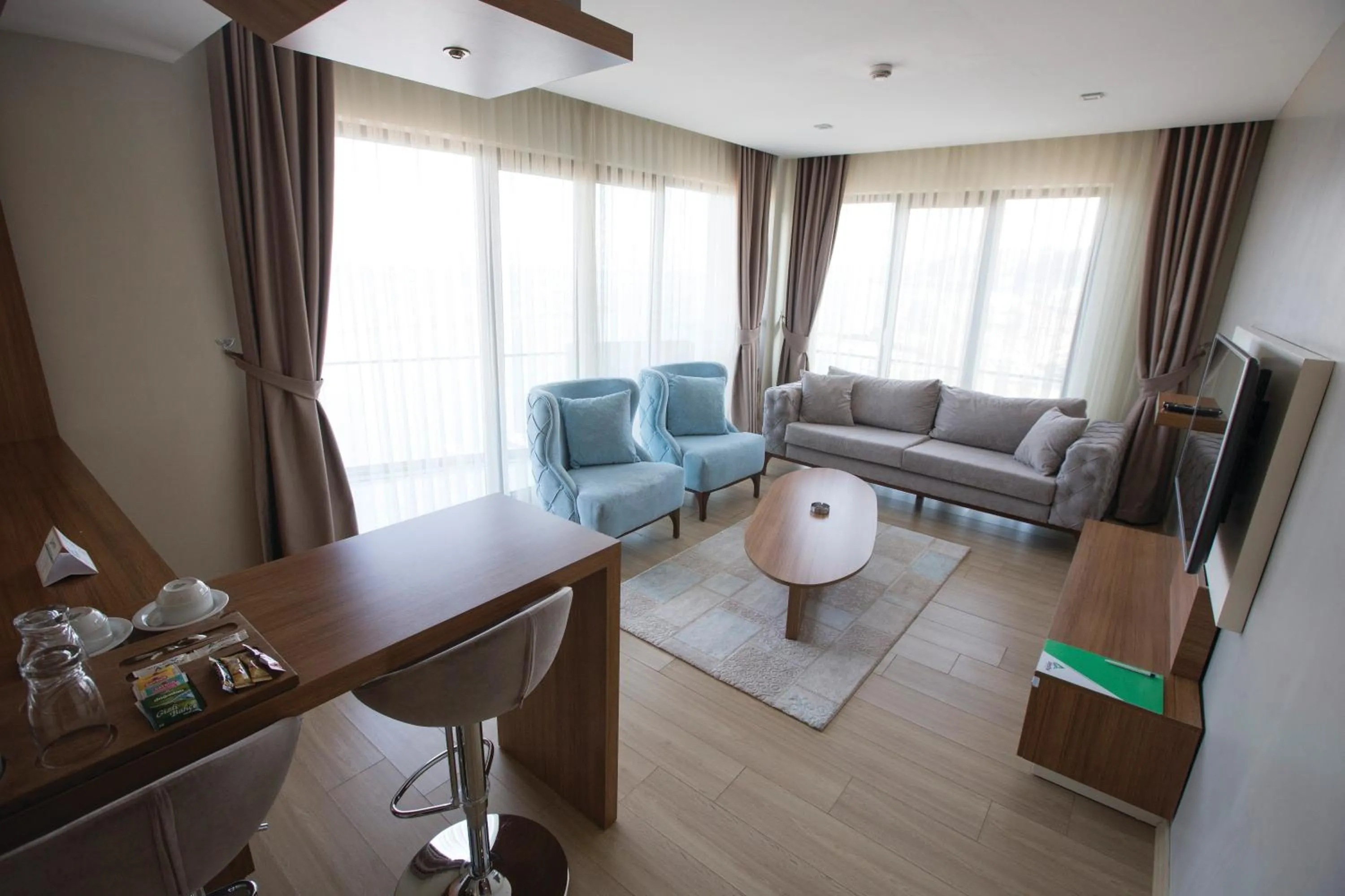 Living room in Alesha Suite Otel