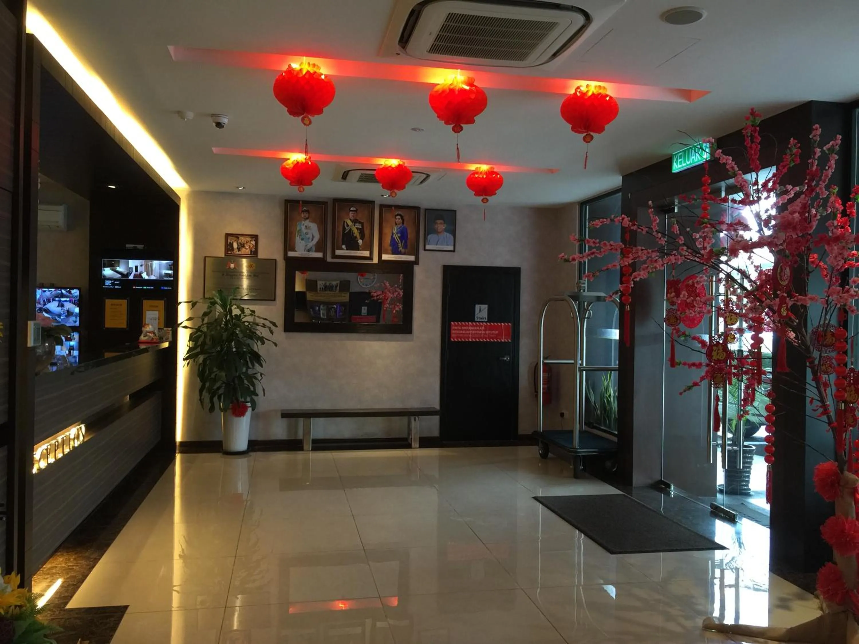 Living room in D Elegance Hotel Nusajaya