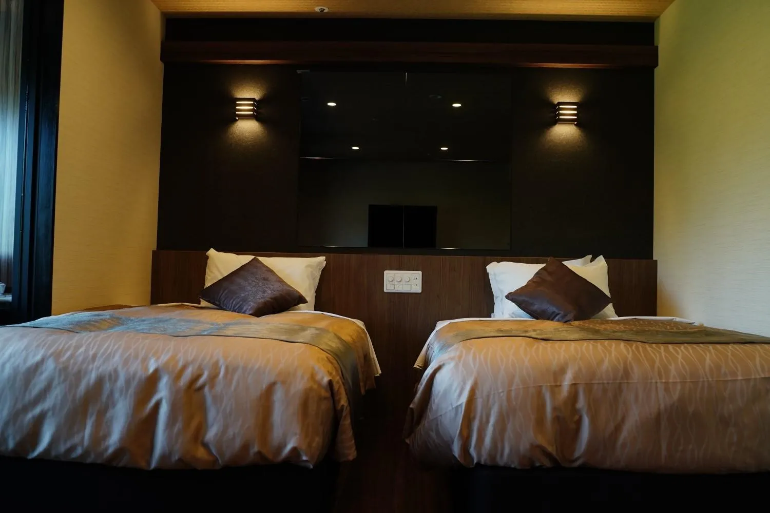 Bed in LiVEMAX RESORT Kaga Yamashiro