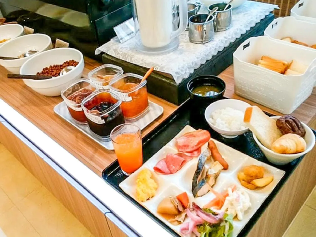 Breakfast in LiVEMAX RESORT Kaga Yamashiro
