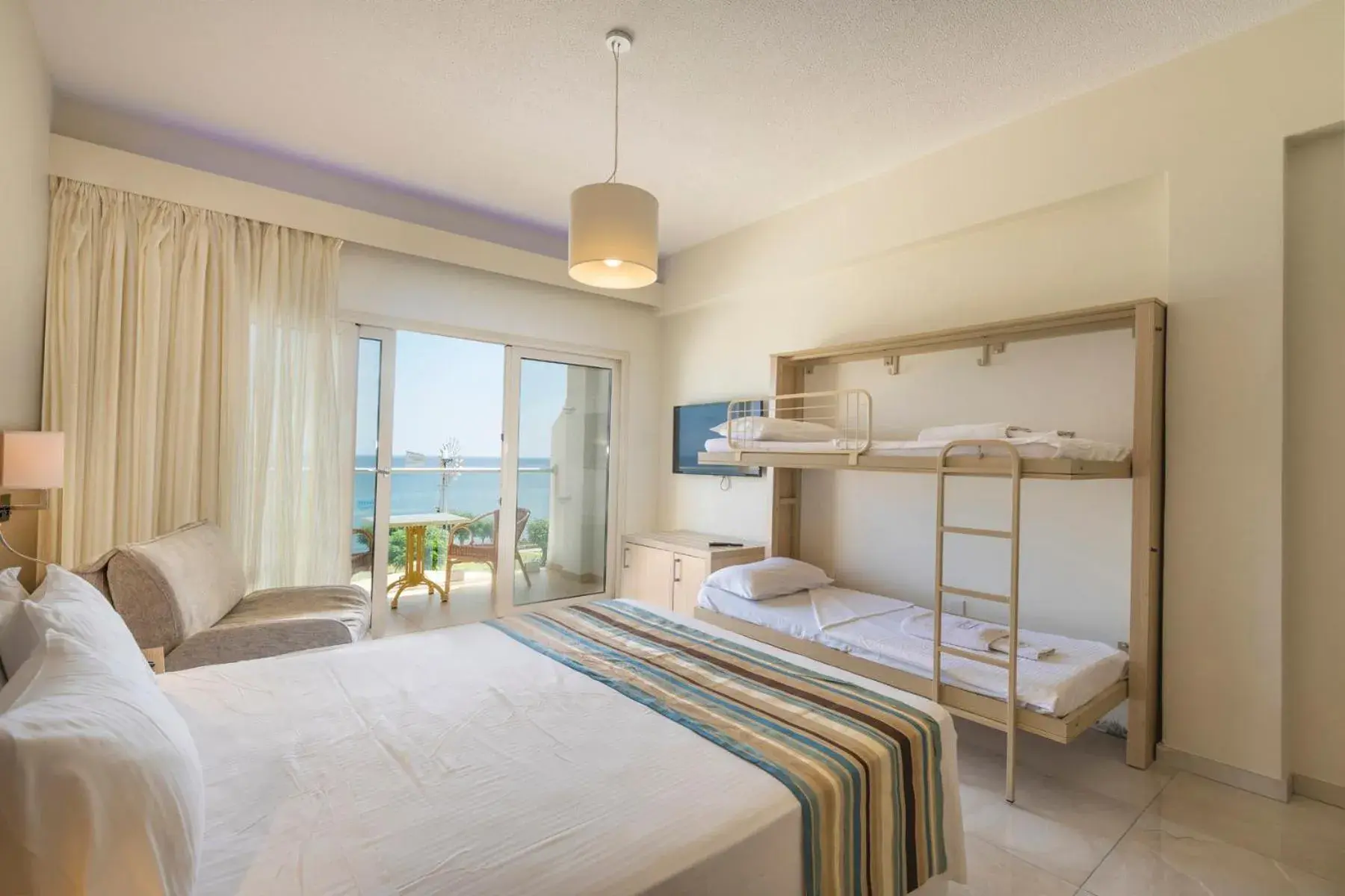 Bedroom, Bed in Pernera Beach Hotel Bedroom, Bed in Pernera Beach Hotel