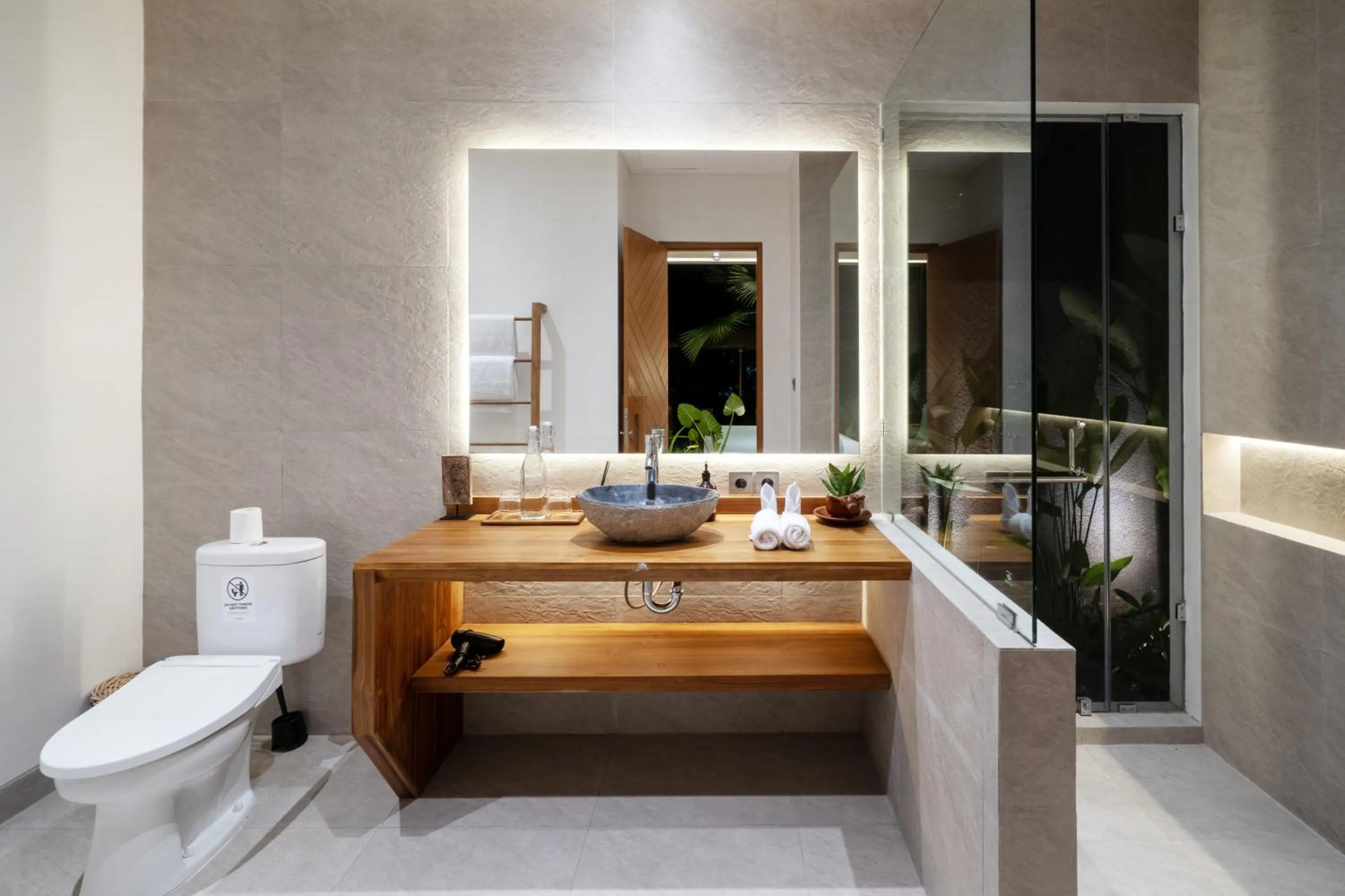 Shower in Nelly Ubud Villa by BaliSuperHost