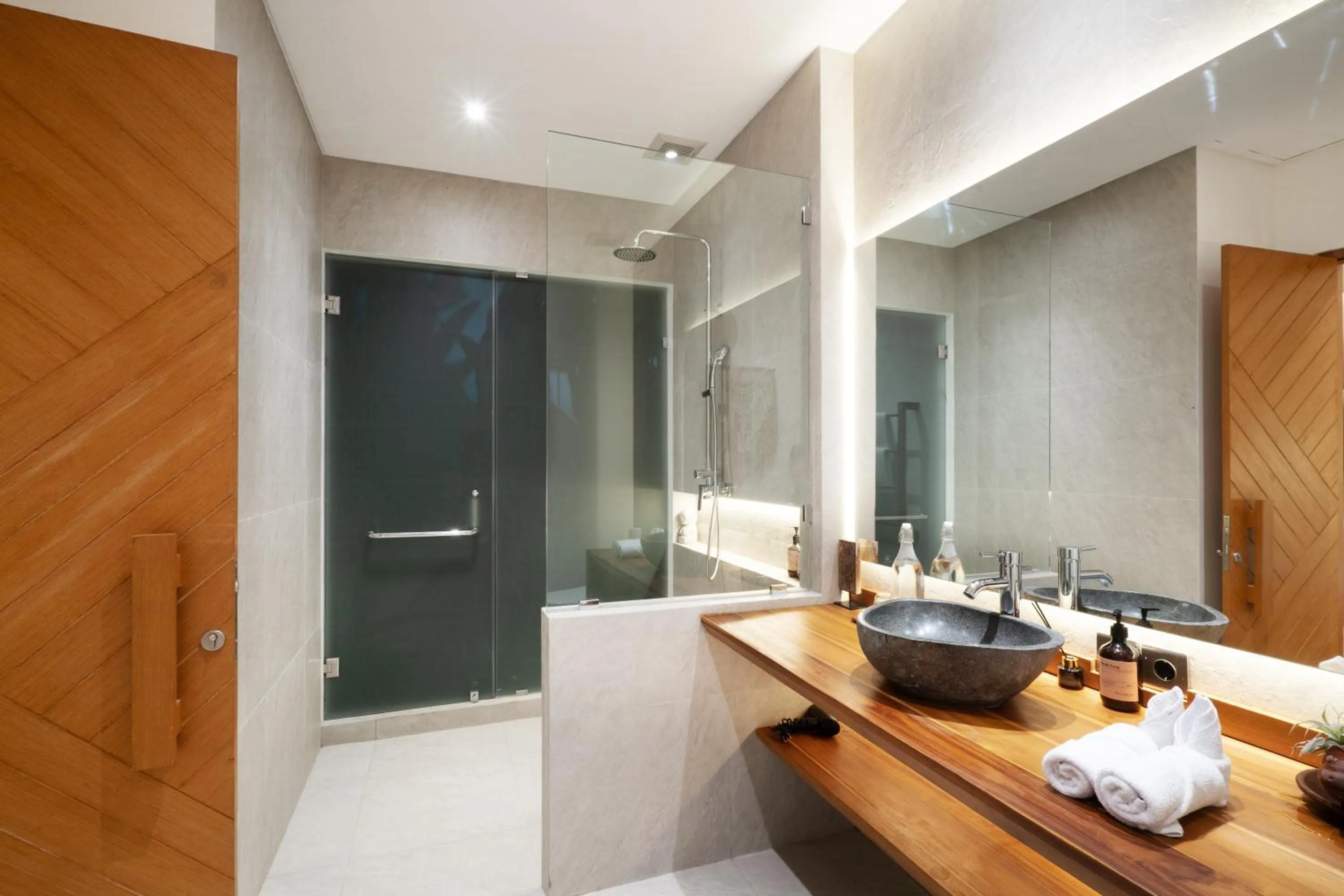 Shower in Nelly Ubud Villa by BaliSuperHost