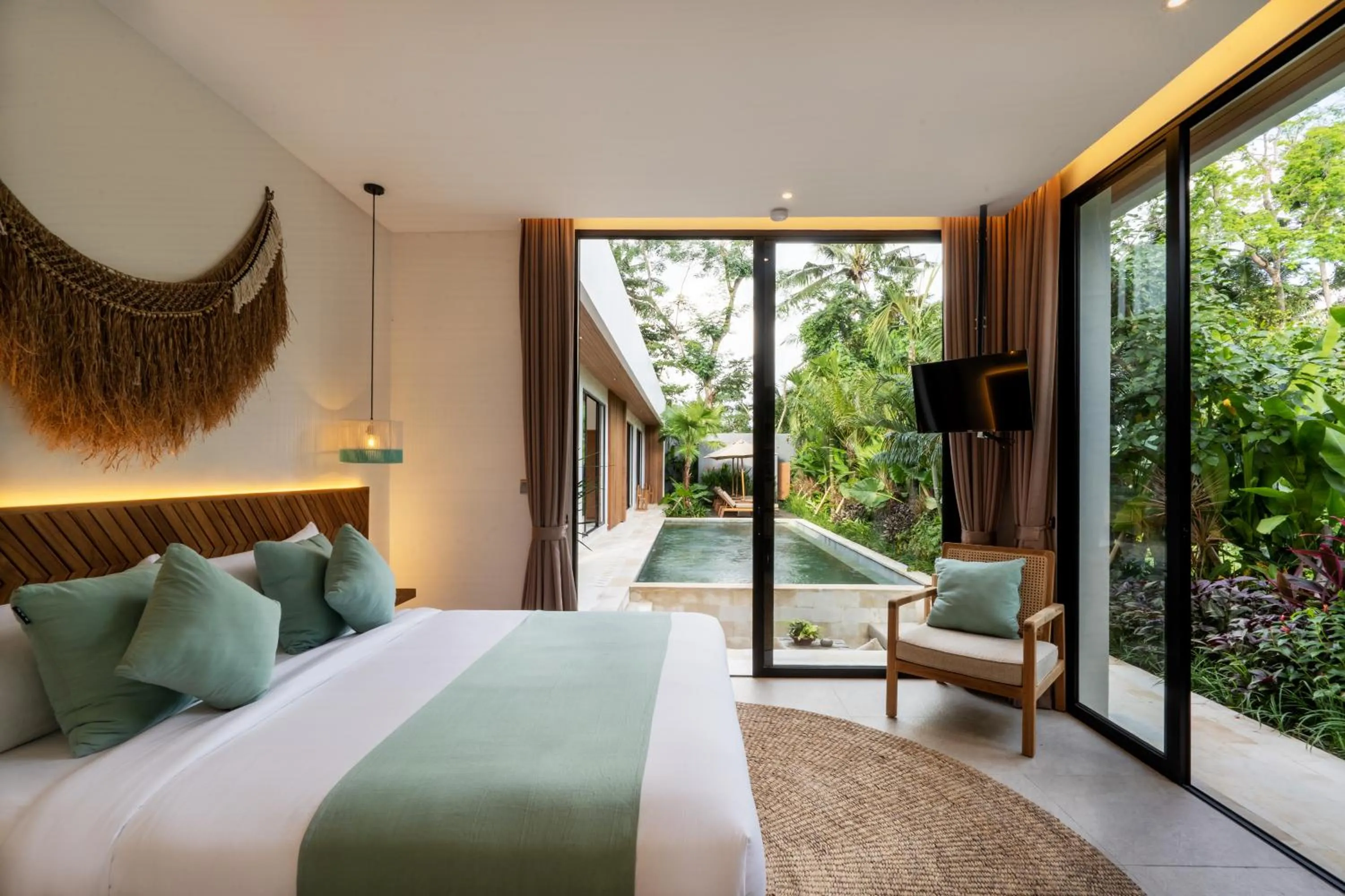 Bed in Nelly Ubud Villa by BaliSuperHost