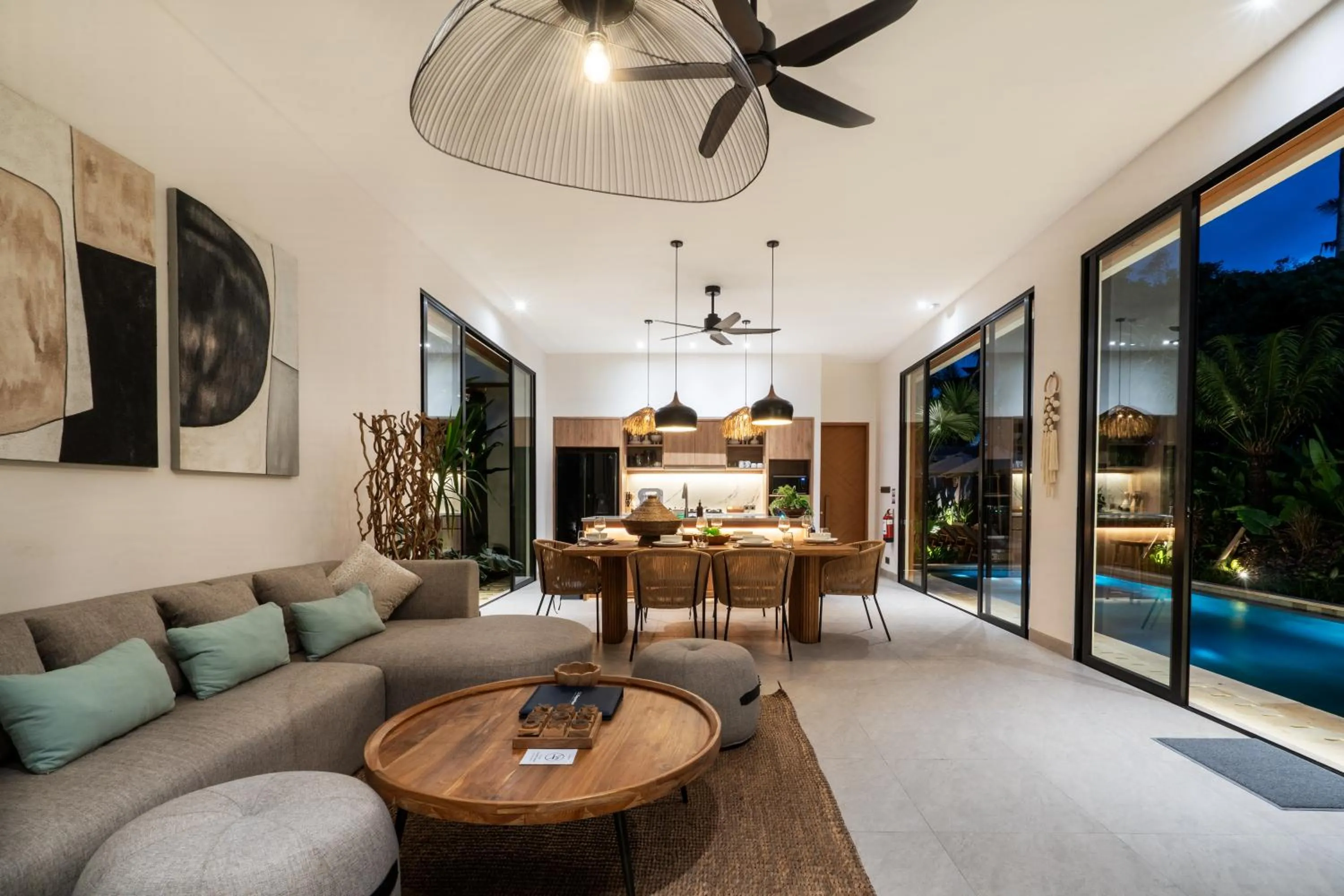 Living room in Nelly Ubud Villa by BaliSuperHost