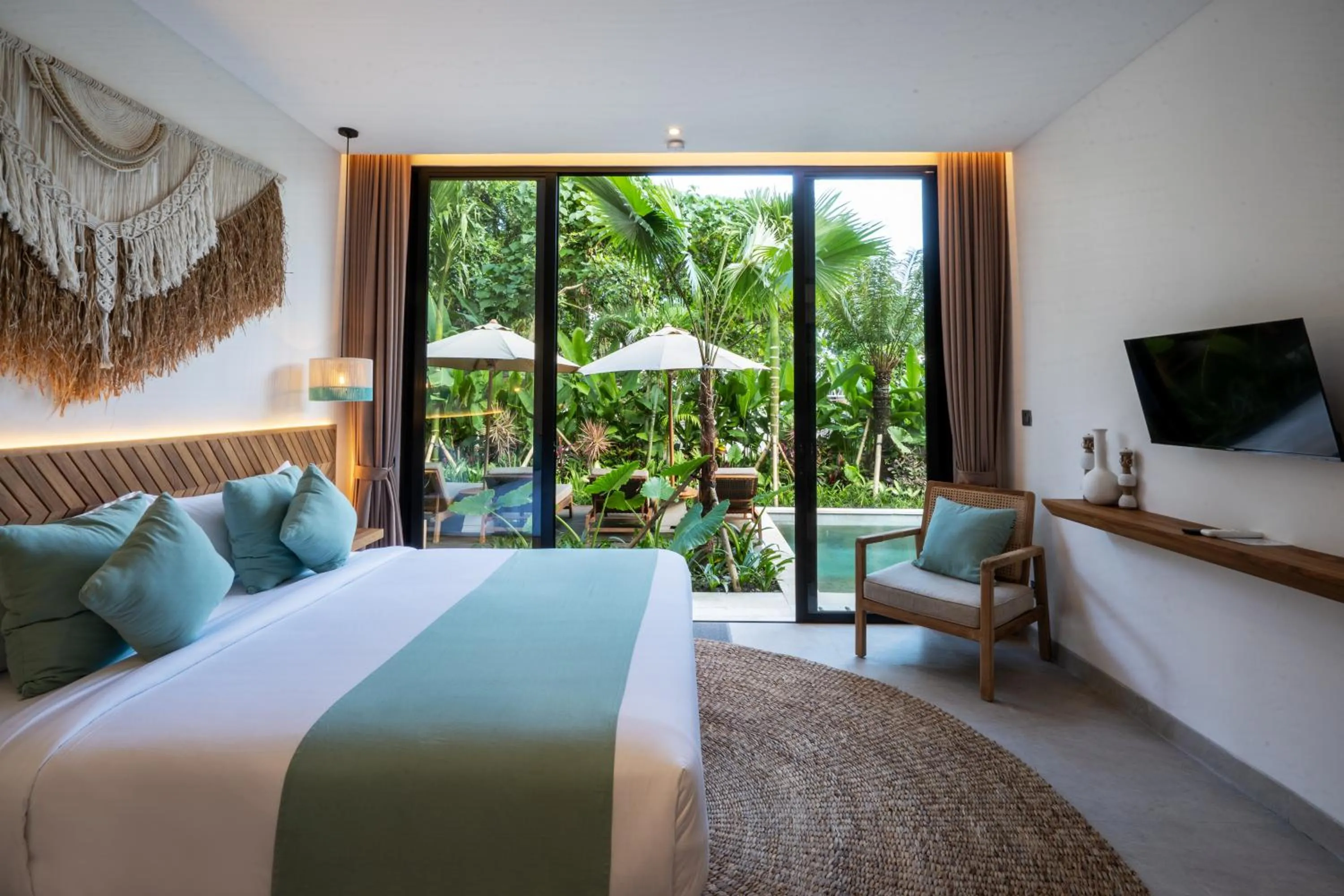Bed in Nelly Ubud Villa by BaliSuperHost