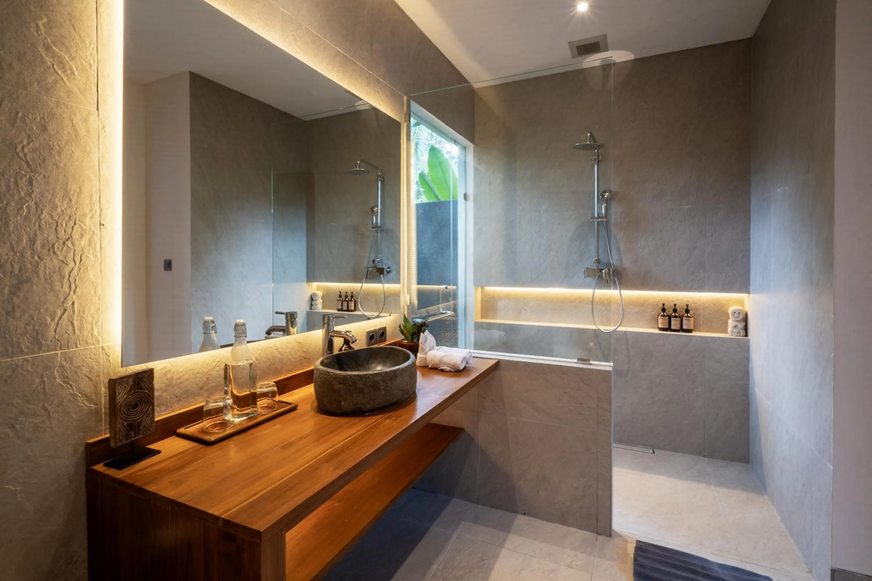 Shower in Nelly Ubud Villa by BaliSuperHost
