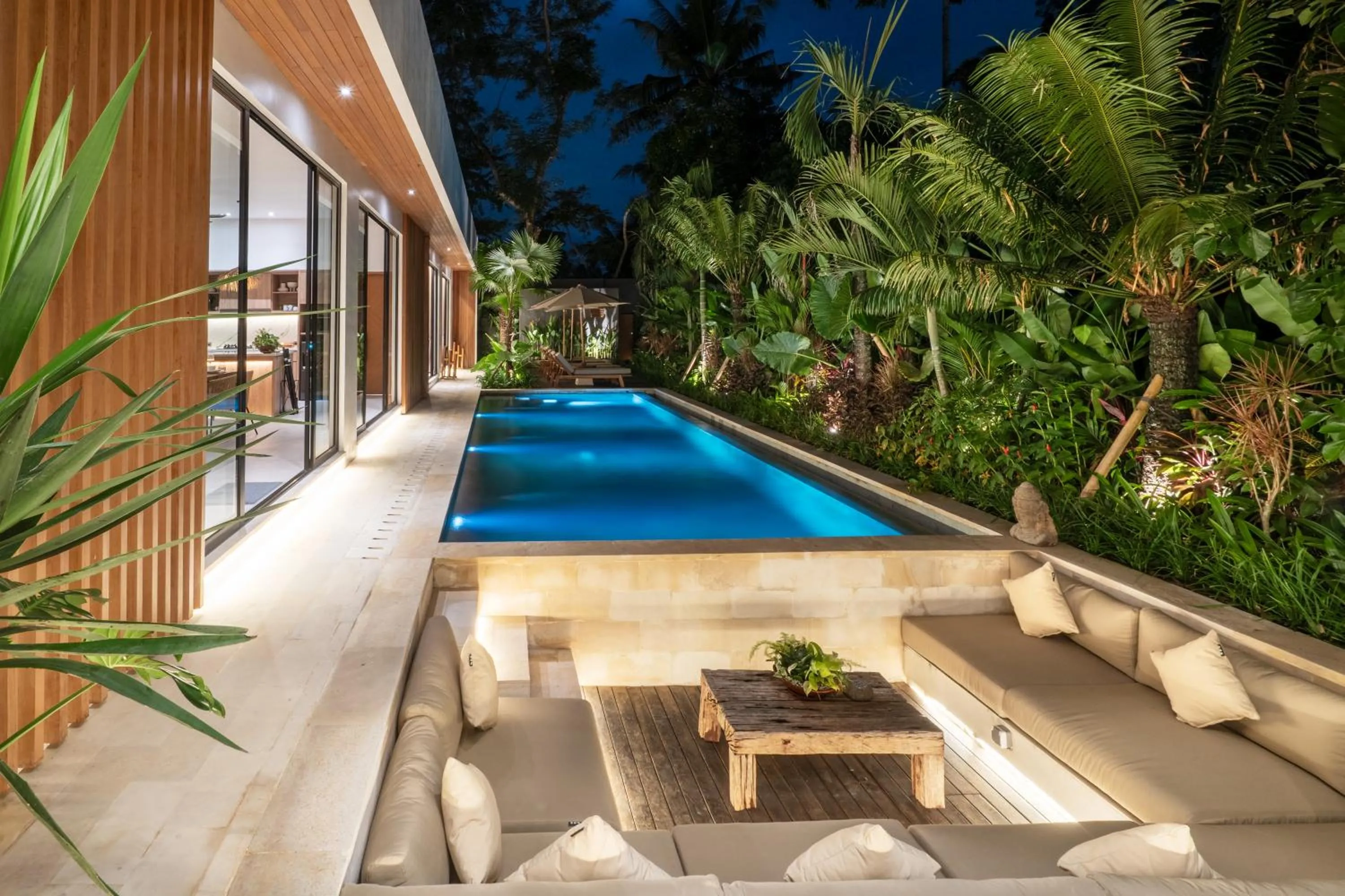 Seating area in Nelly Ubud Villa by BaliSuperHost