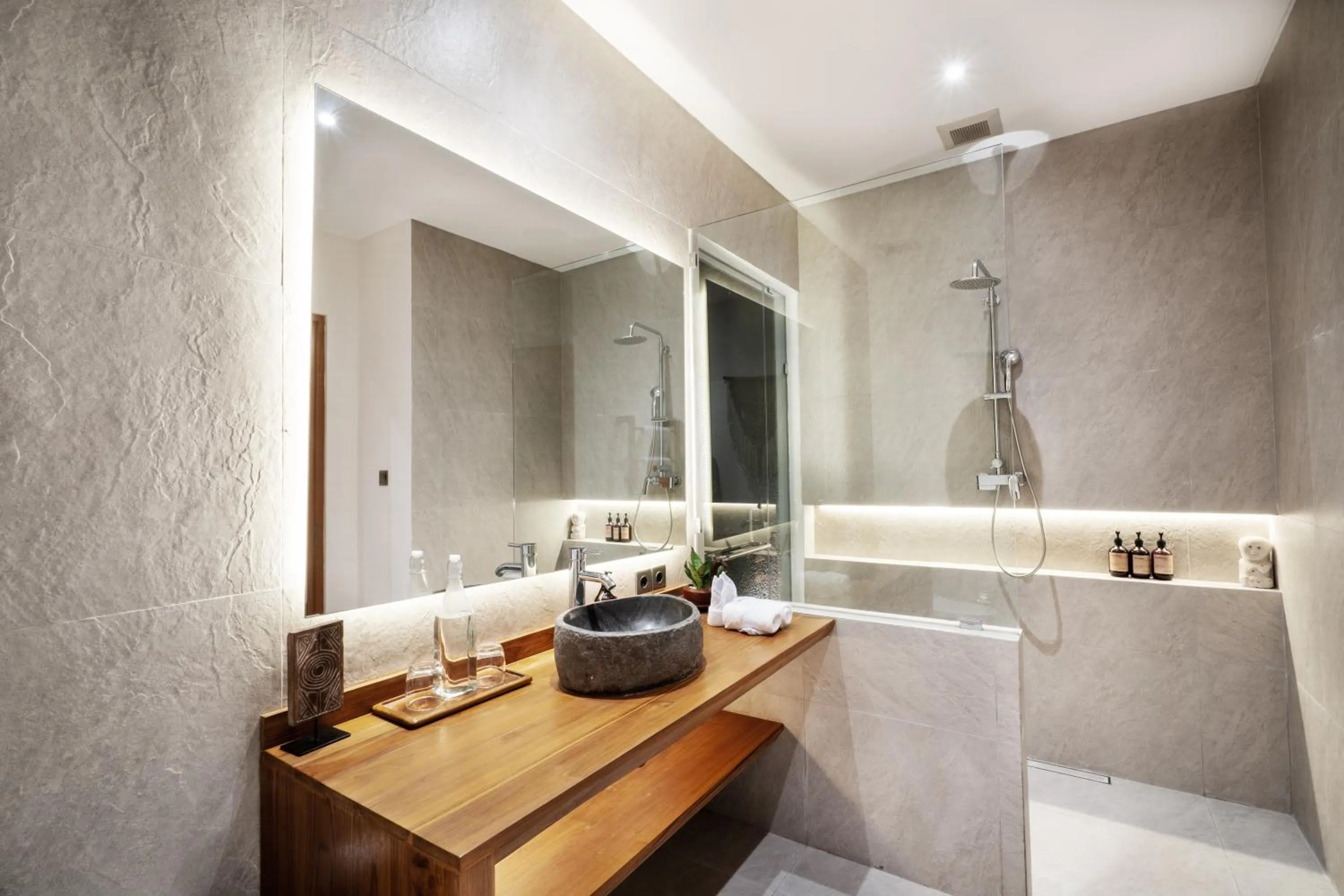 Shower in Nelly Ubud Villa by BaliSuperHost