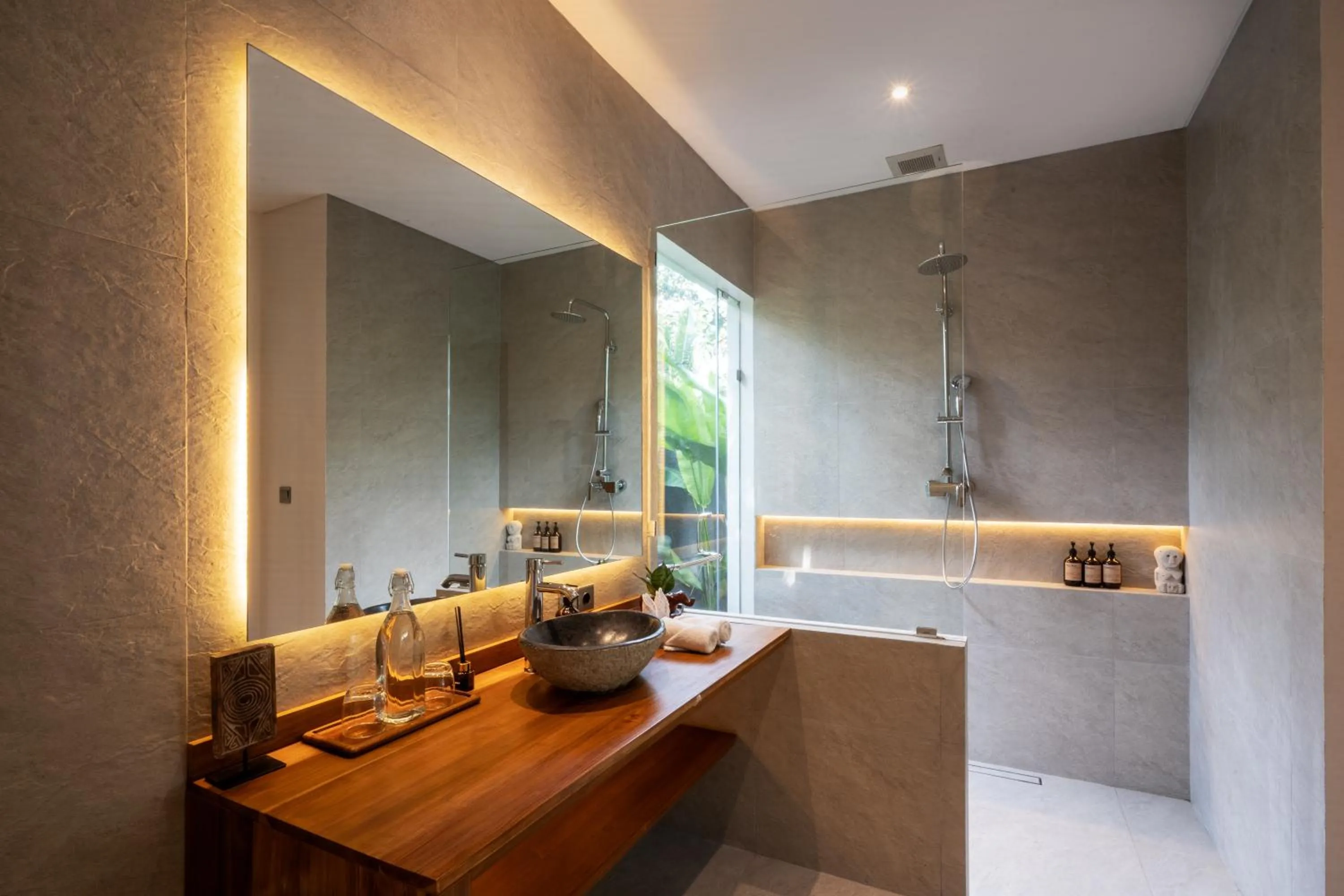 Shower in Nelly Ubud Villa by BaliSuperHost