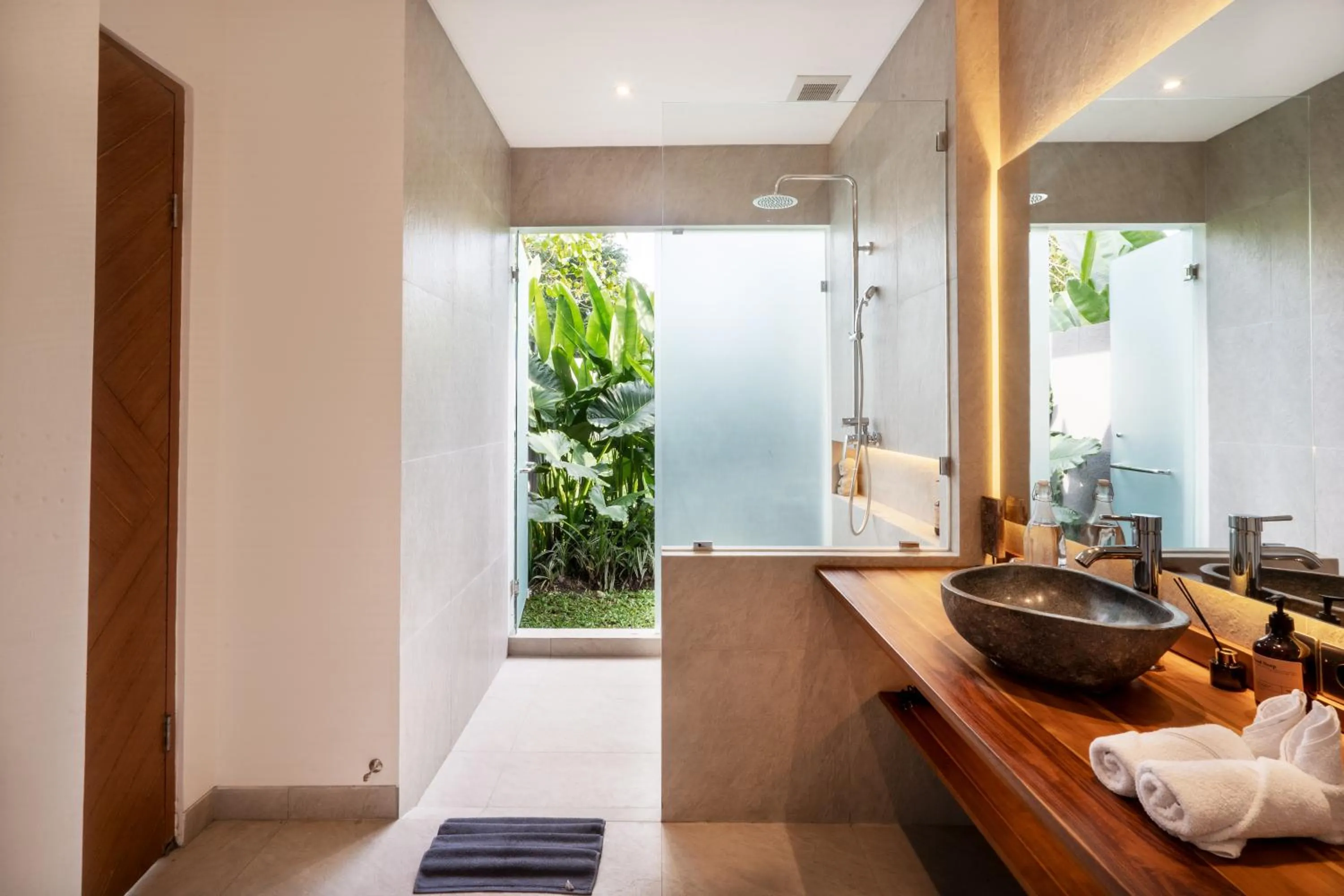 Shower in Nelly Ubud Villa by BaliSuperHost