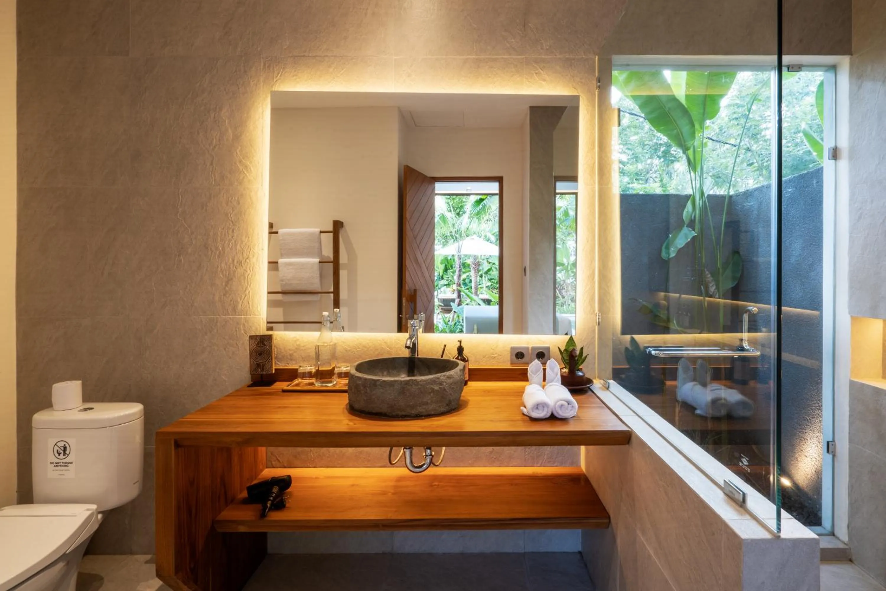 Shower in Nelly Ubud Villa by BaliSuperHost