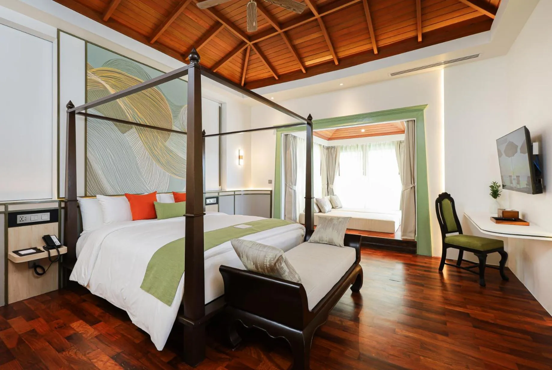 Bed in La Solaya Khao Lak