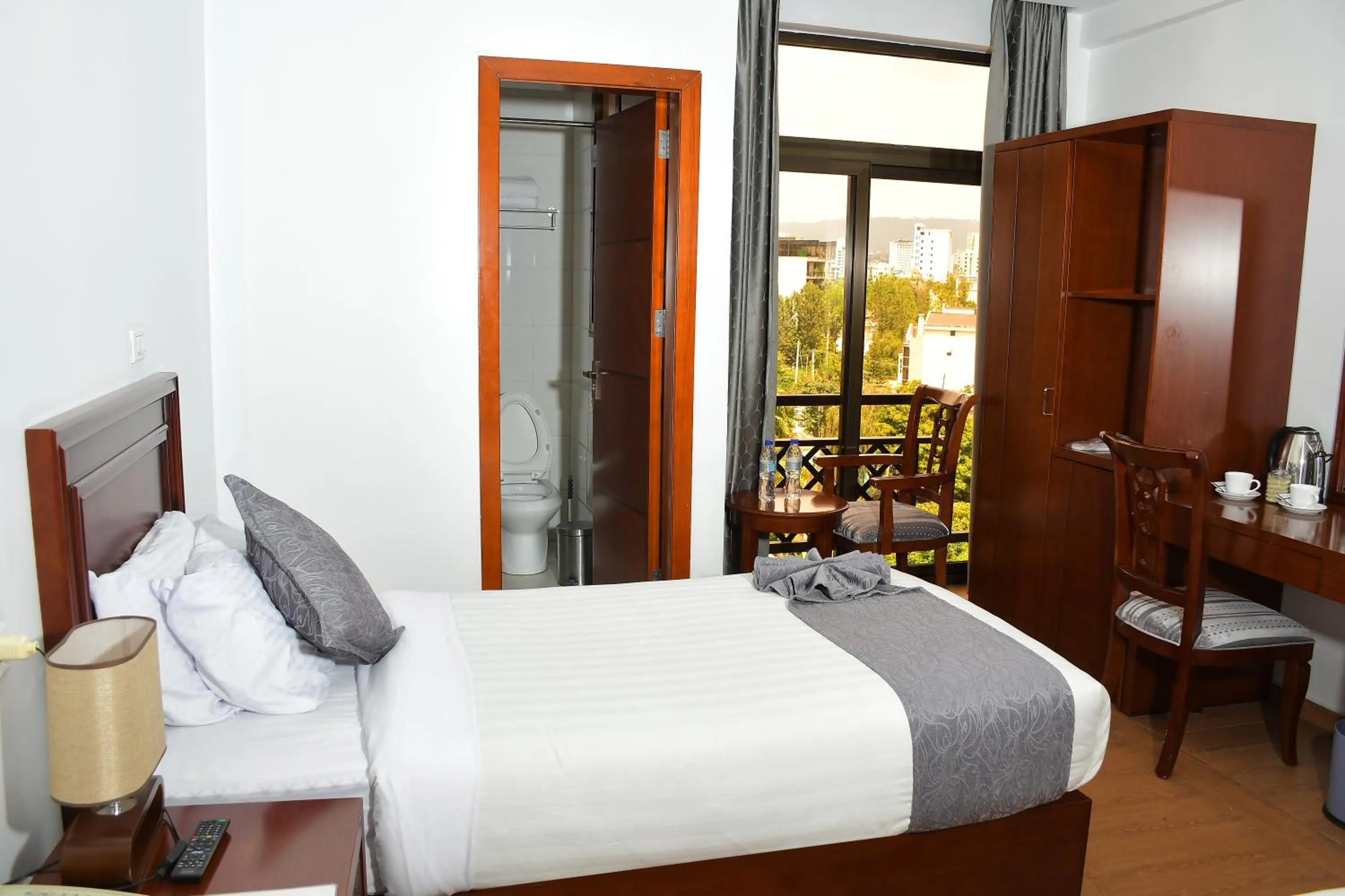 Bed in Sun View Hotel