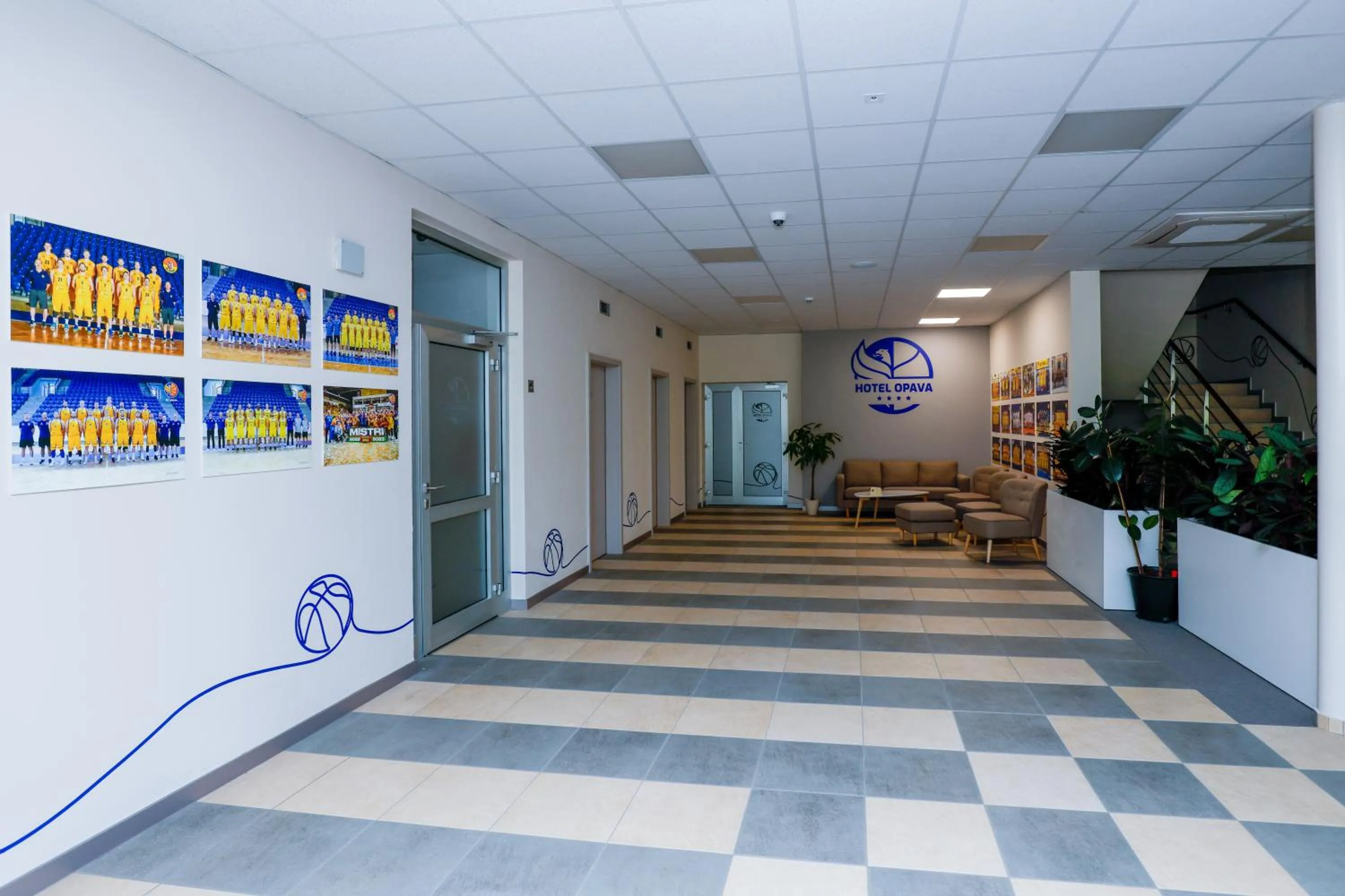 Lobby or reception in Hotel Opava - free parking