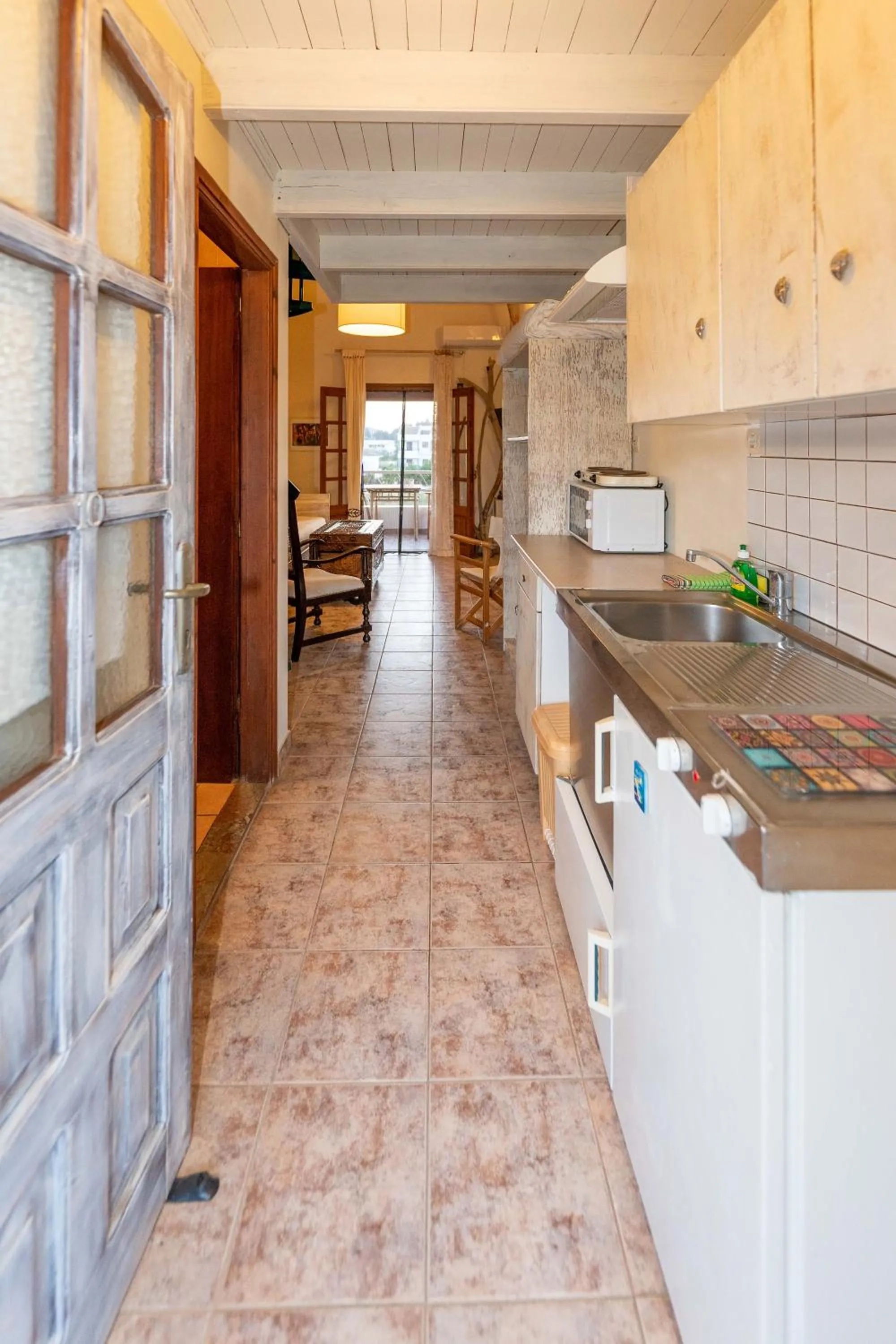 Facade/entrance in Villa Del Sol Corfu