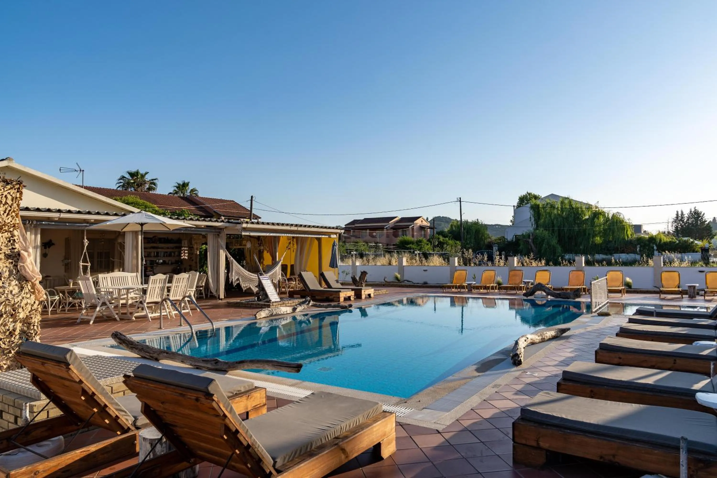 Swimming pool in Villa Del Sol Corfu