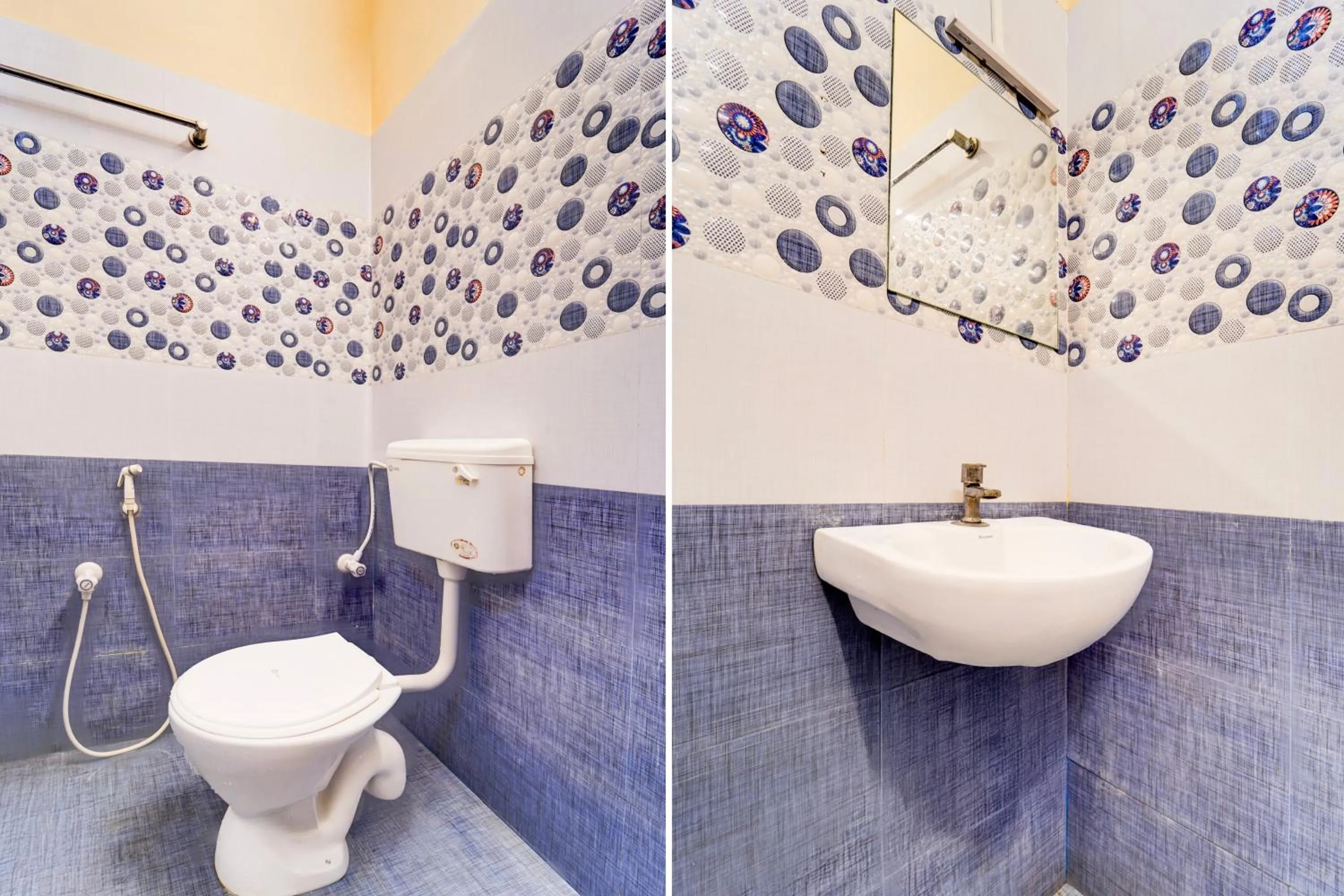 Bathroom in Hotel O Singanallur Railway Junction Formerly 2D Residency