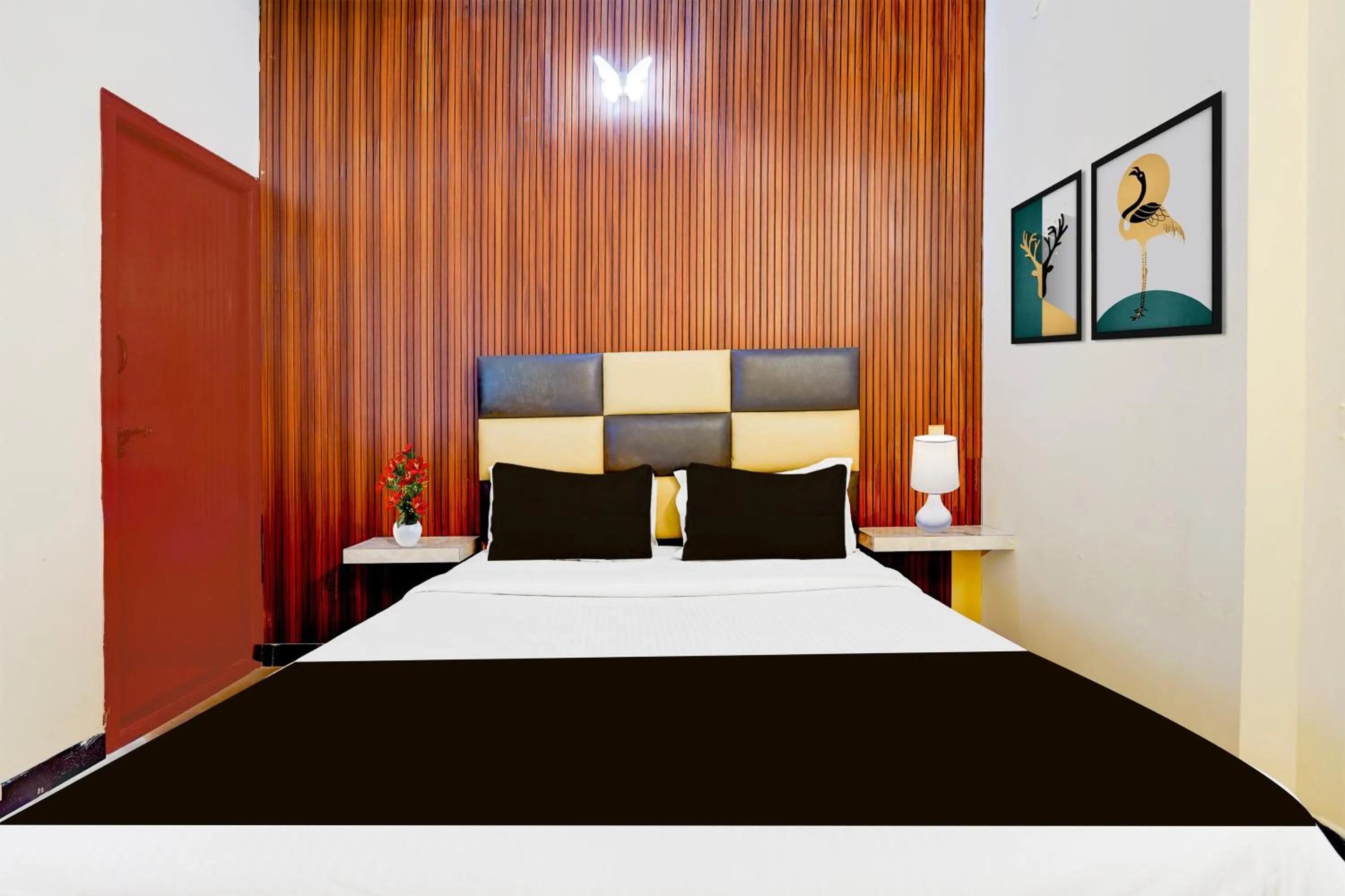 Bedroom in Hotel O Singanallur Railway Junction Formerly 2D Residency