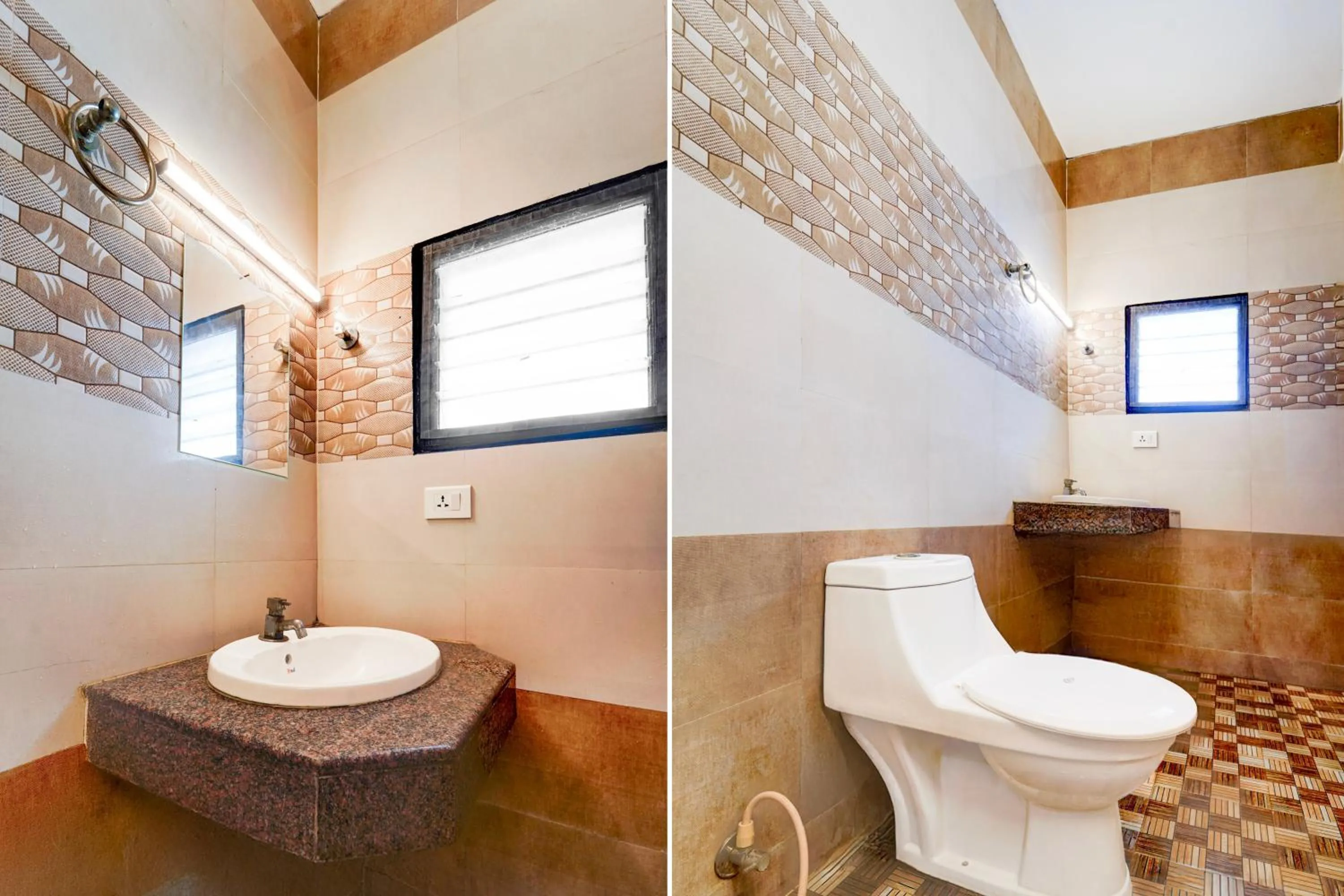 Bathroom in Hotel O Singanallur Railway Junction Formerly 2D Residency