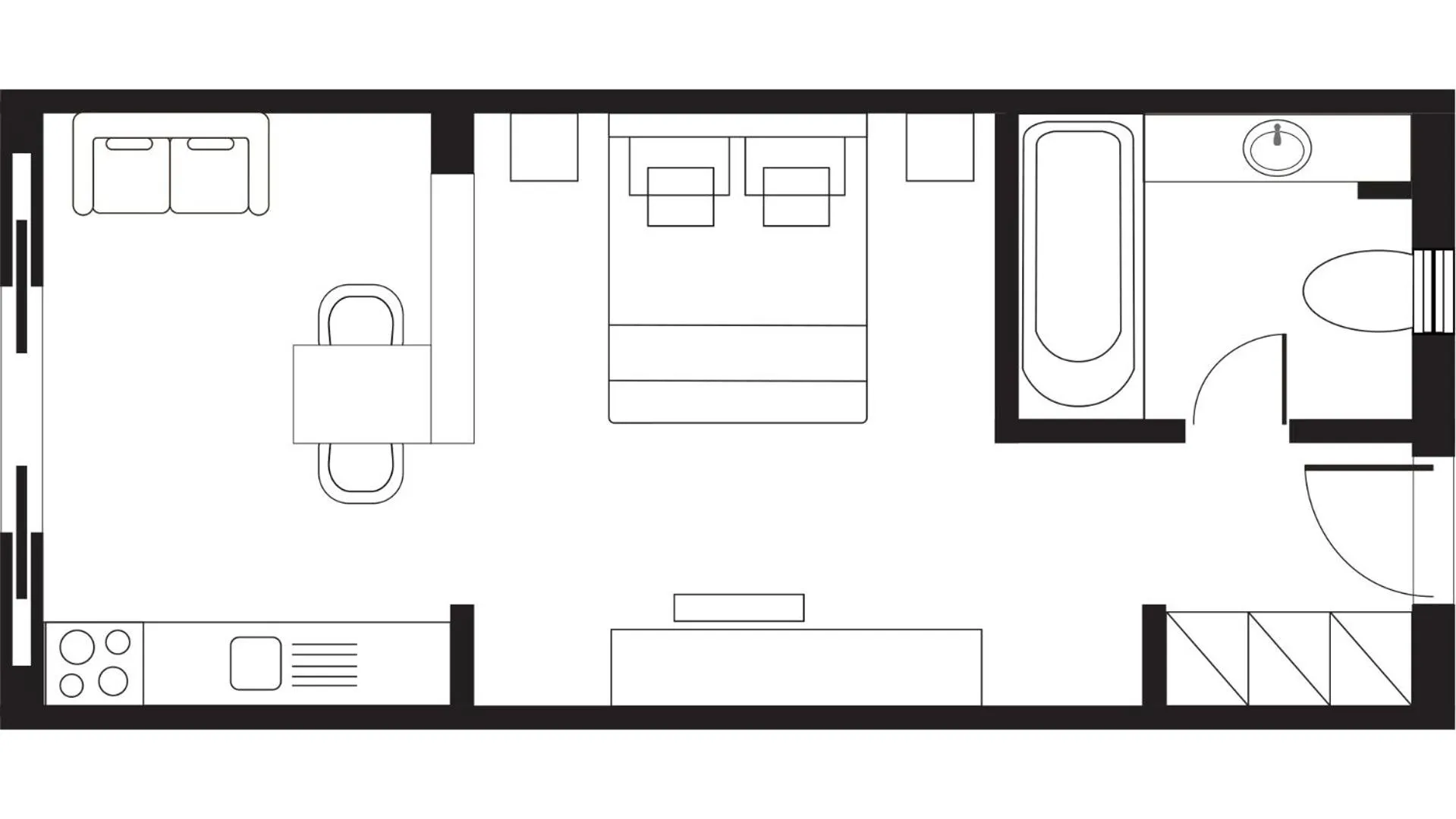 Floor plan in Grecotel Casa Adele