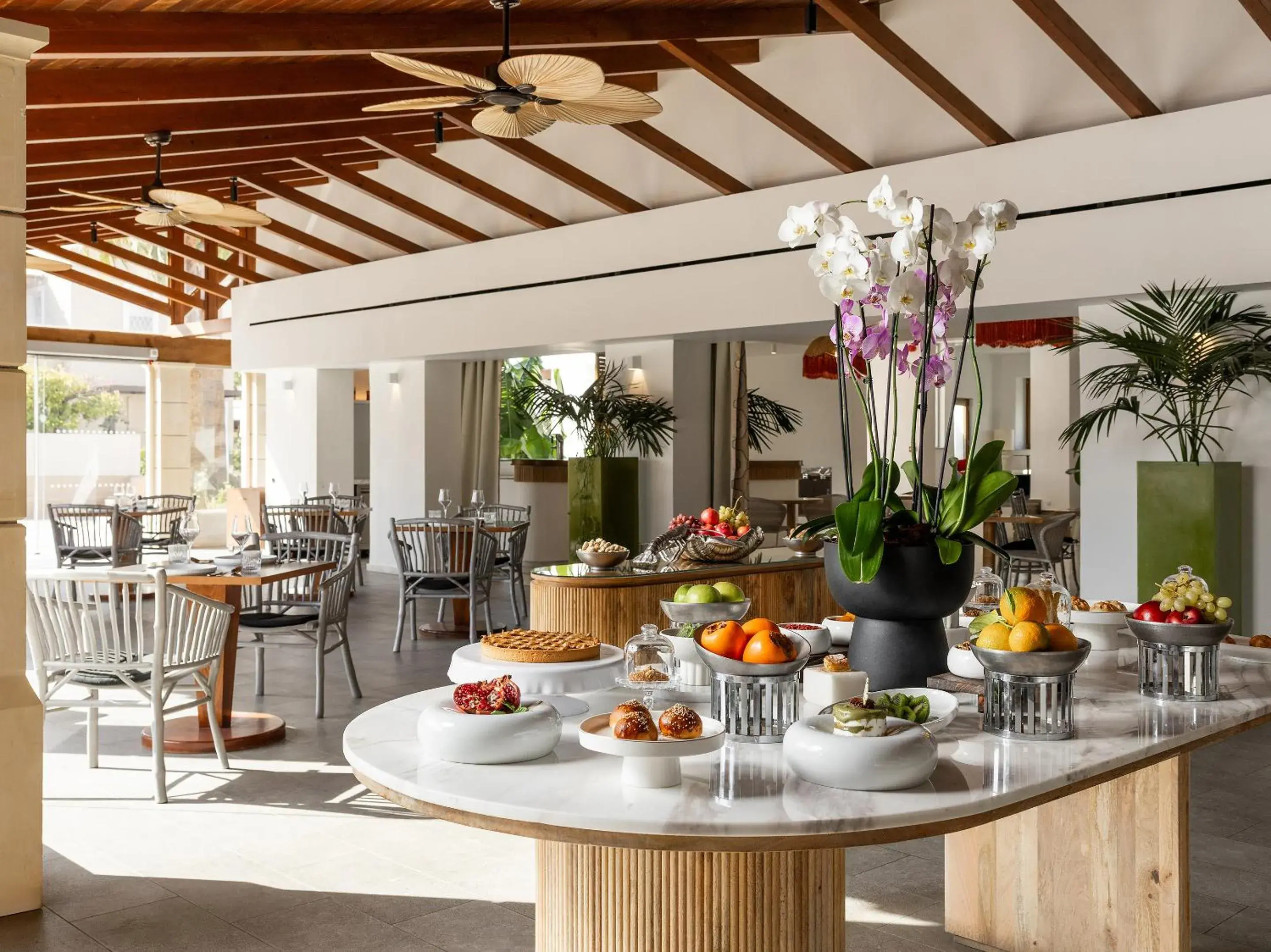 Buffet breakfast in Grecotel Casa Adele Buffet breakfast in Grecotel Casa Adele