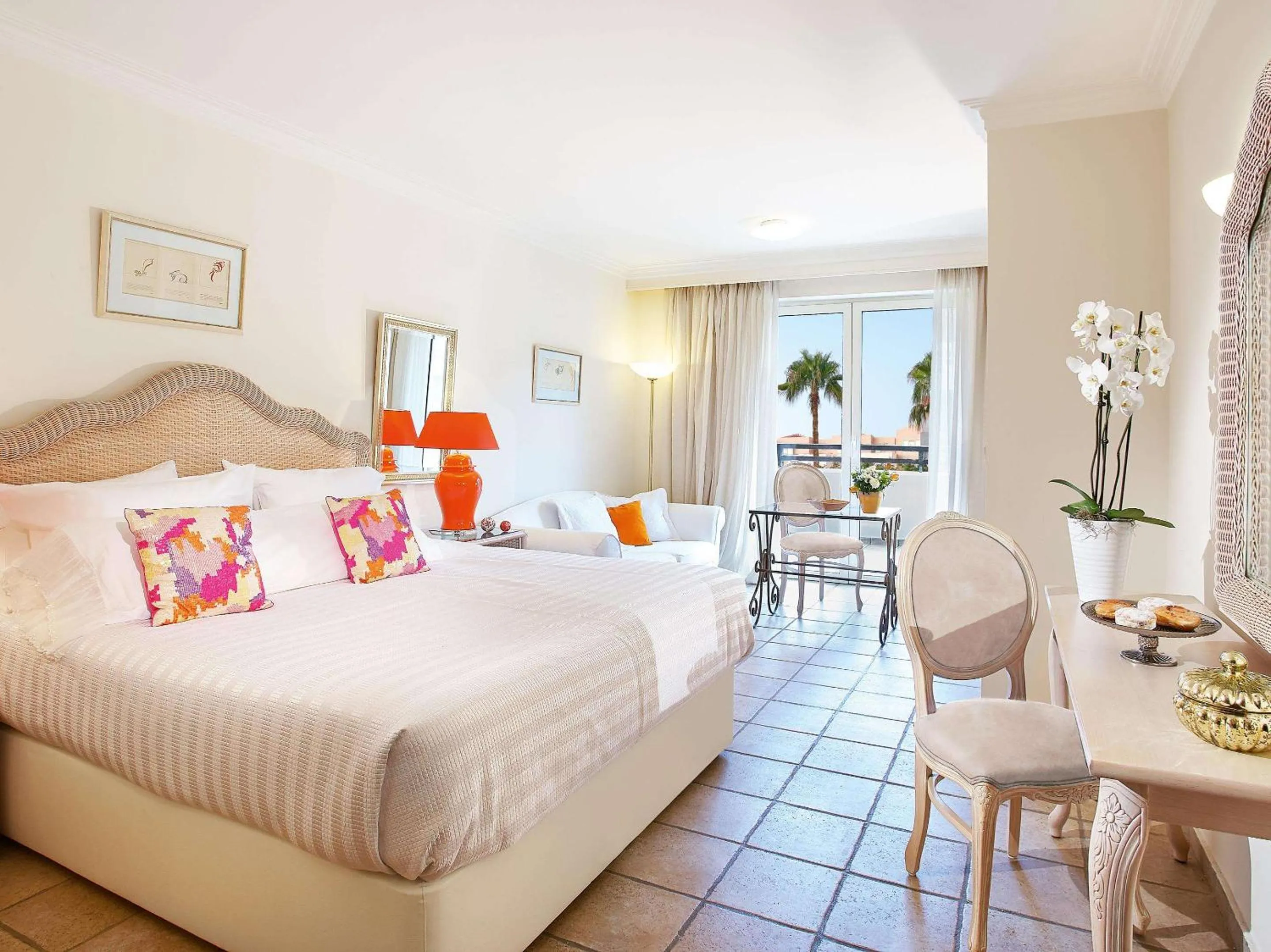 Bedroom, Bed in Grand Leoniki Residence by Grecotel