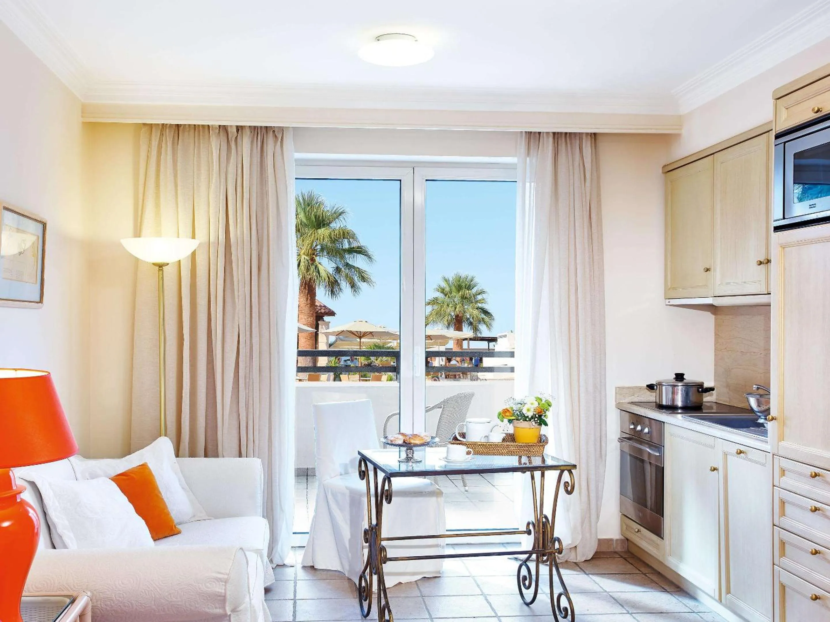 Bedroom in Grand Leoniki Residence by Grecotel