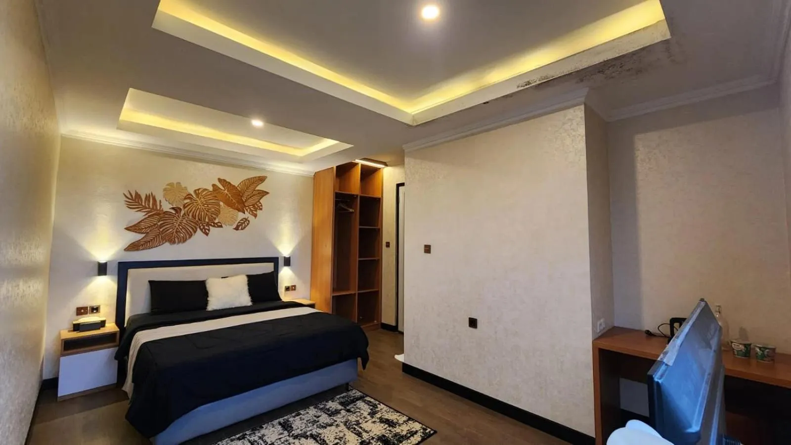 Bed in Nur Alam Hotel Lembang