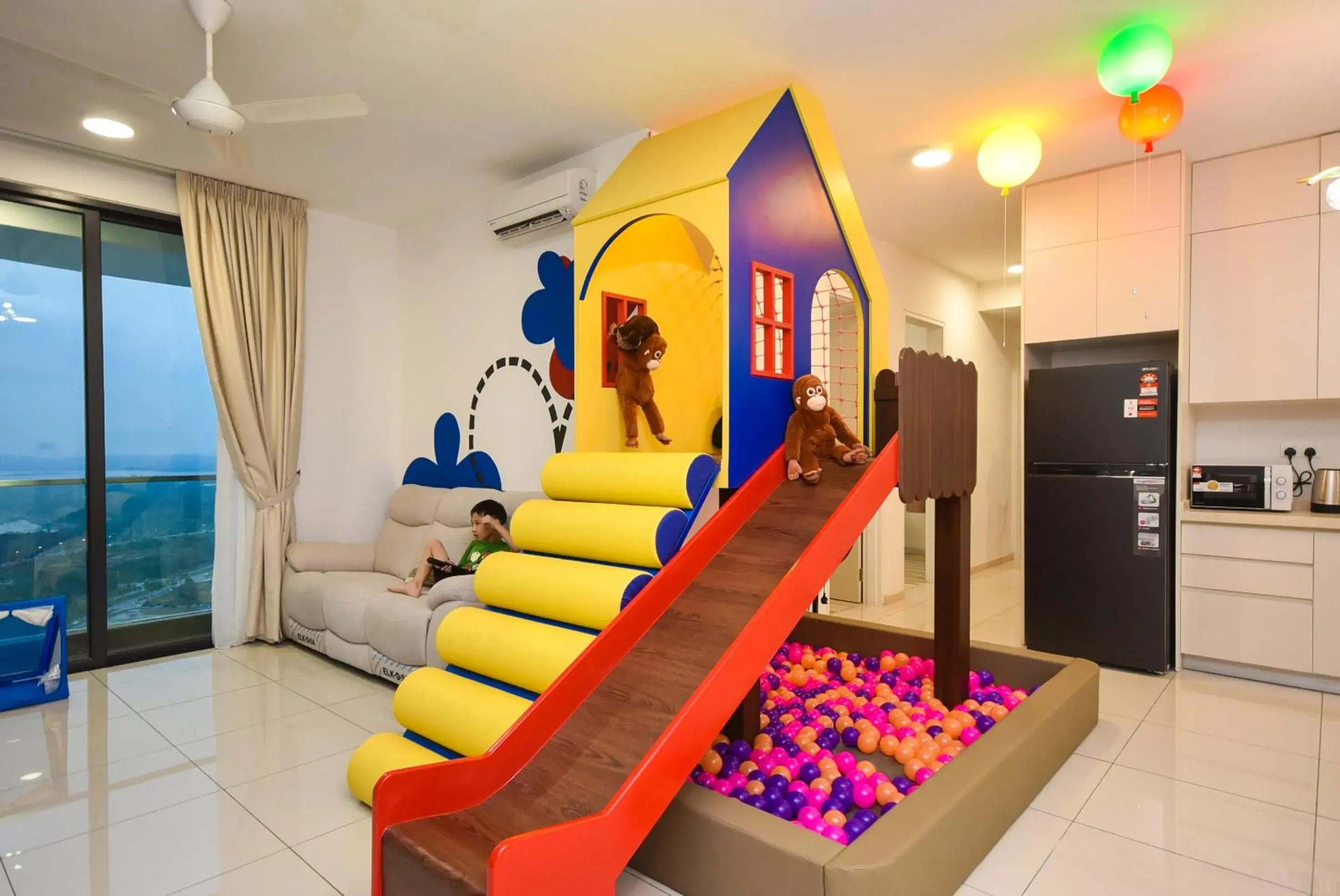 Three-Bedroom Apartment with Slide in Macrolink Medini Theme Suite by Nest Home - Near Legoland Three-Bedroom Apartment with Slide in Macrolink Medini Theme Suite by Nest Home - Near Legoland