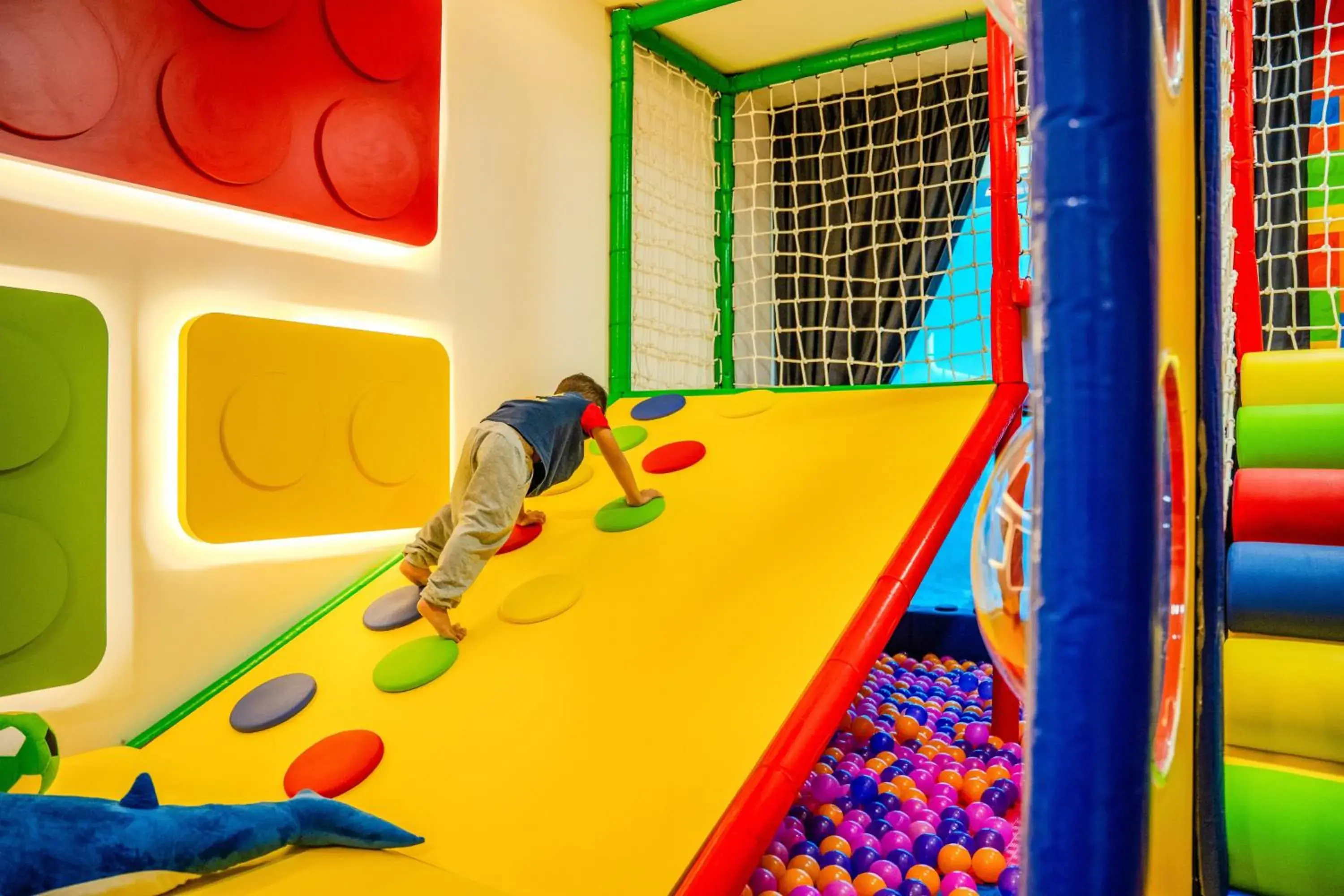 Lego Theme Slide Playground with Ball Pool in Macrolink Medini Theme Suite by Nest Home - Near Legoland Lego Theme Slide Playground with Ball Pool in Macrolink Medini Theme Suite by Nest Home - Near Legoland