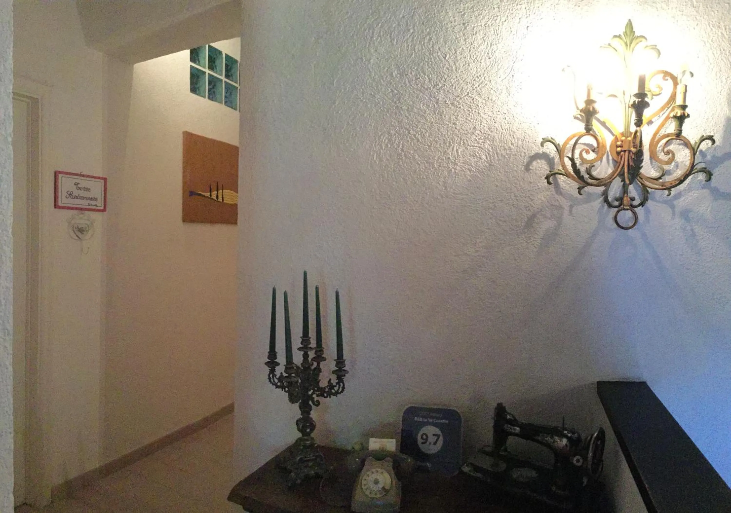 Decorative detail in B&B Le Tre Casette