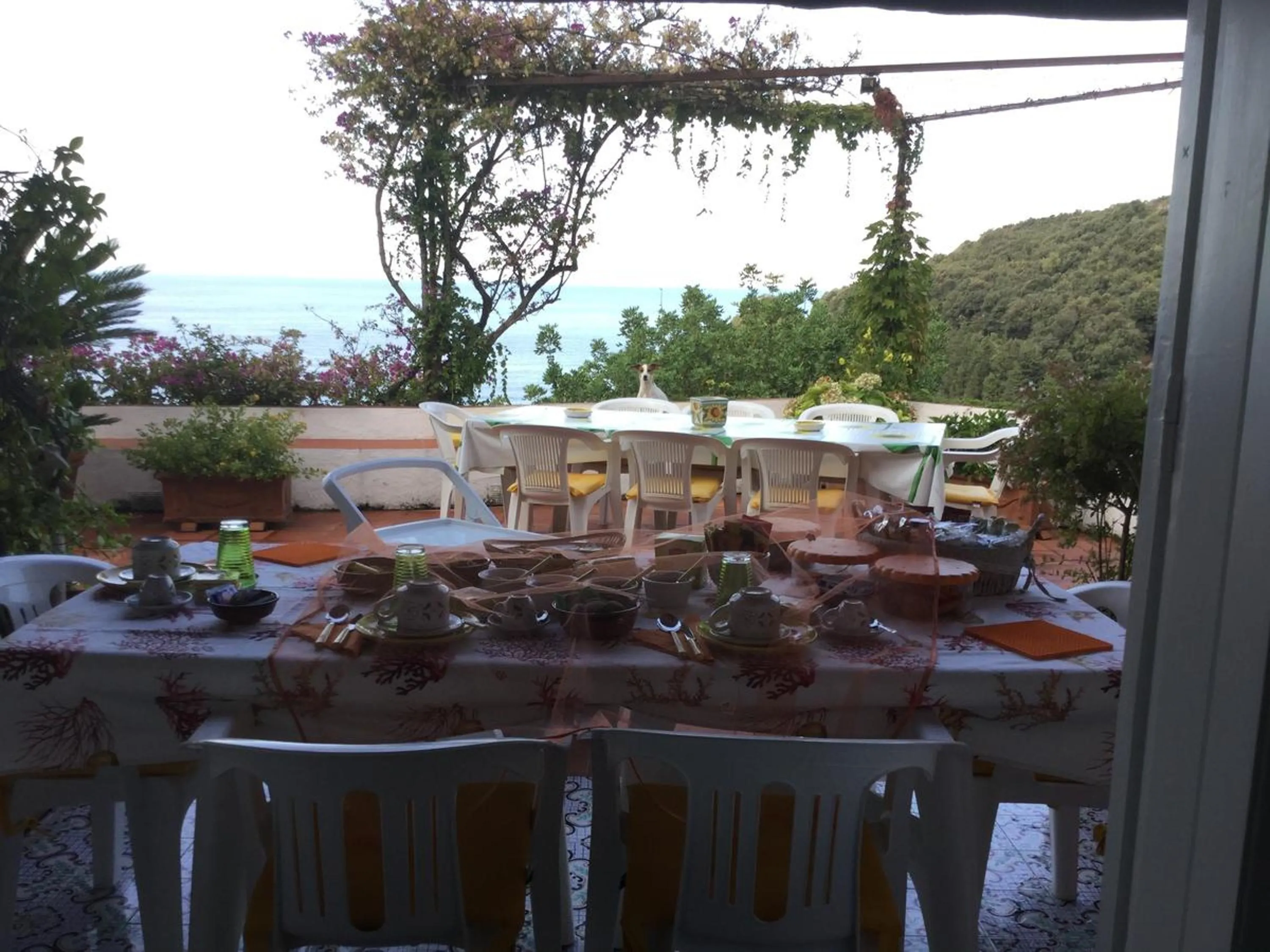 Patio in B&B Le Tre Casette