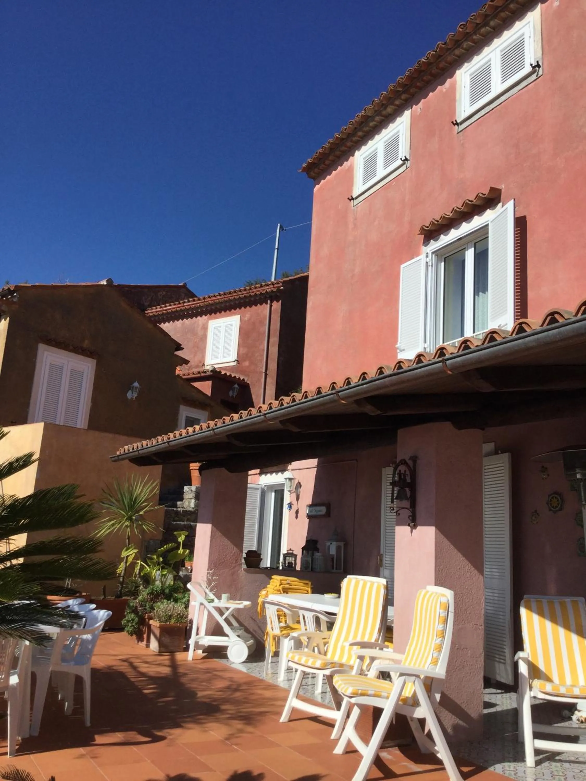 Patio in B&B Le Tre Casette