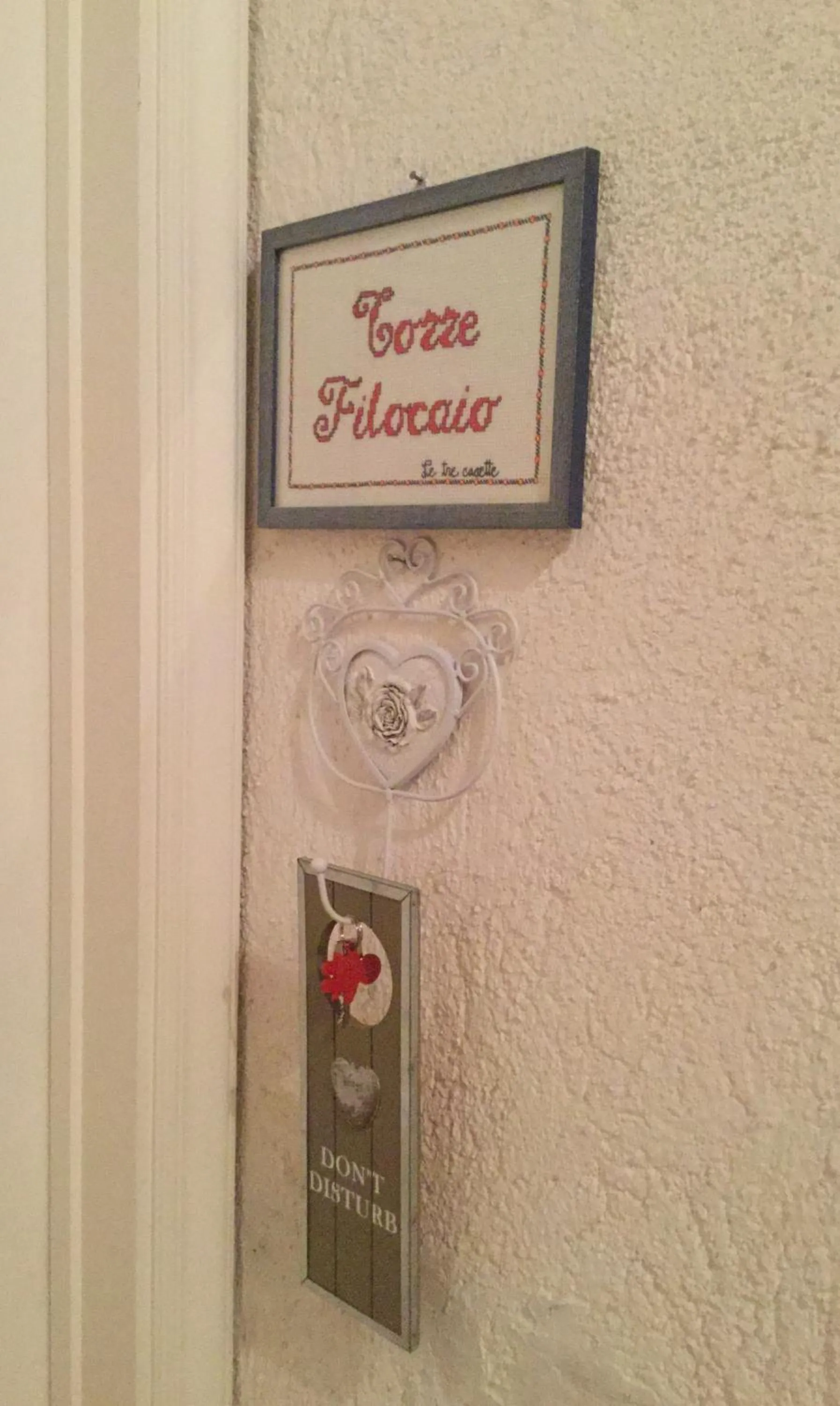 Decorative detail in B&B Le Tre Casette