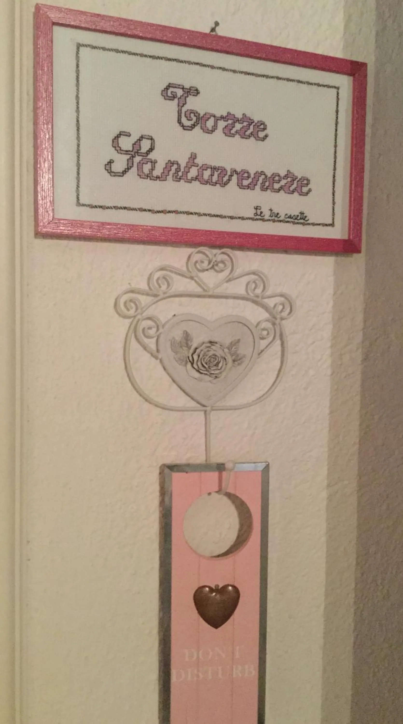 Decorative detail in B&B Le Tre Casette