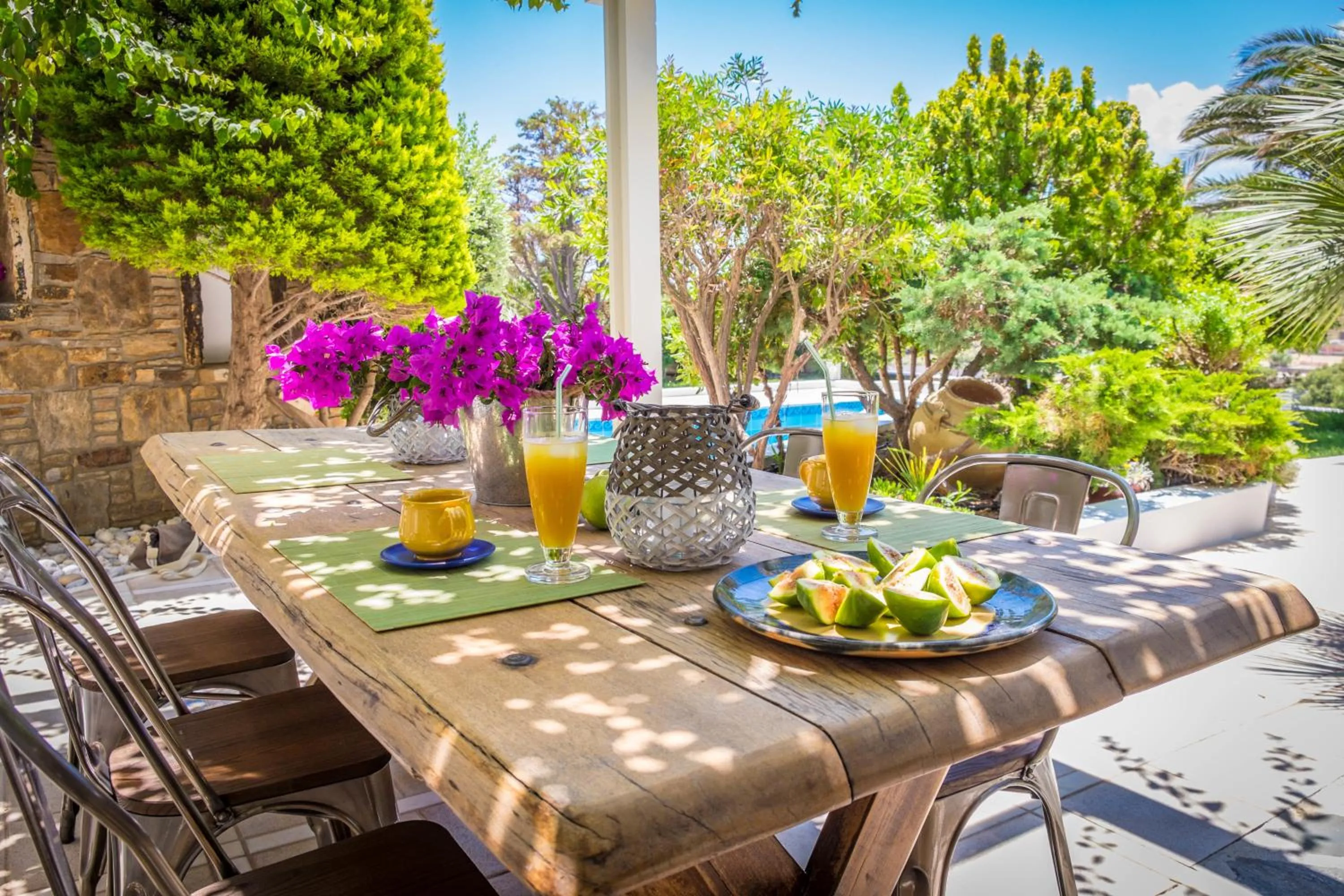 Patio in Montana Villa