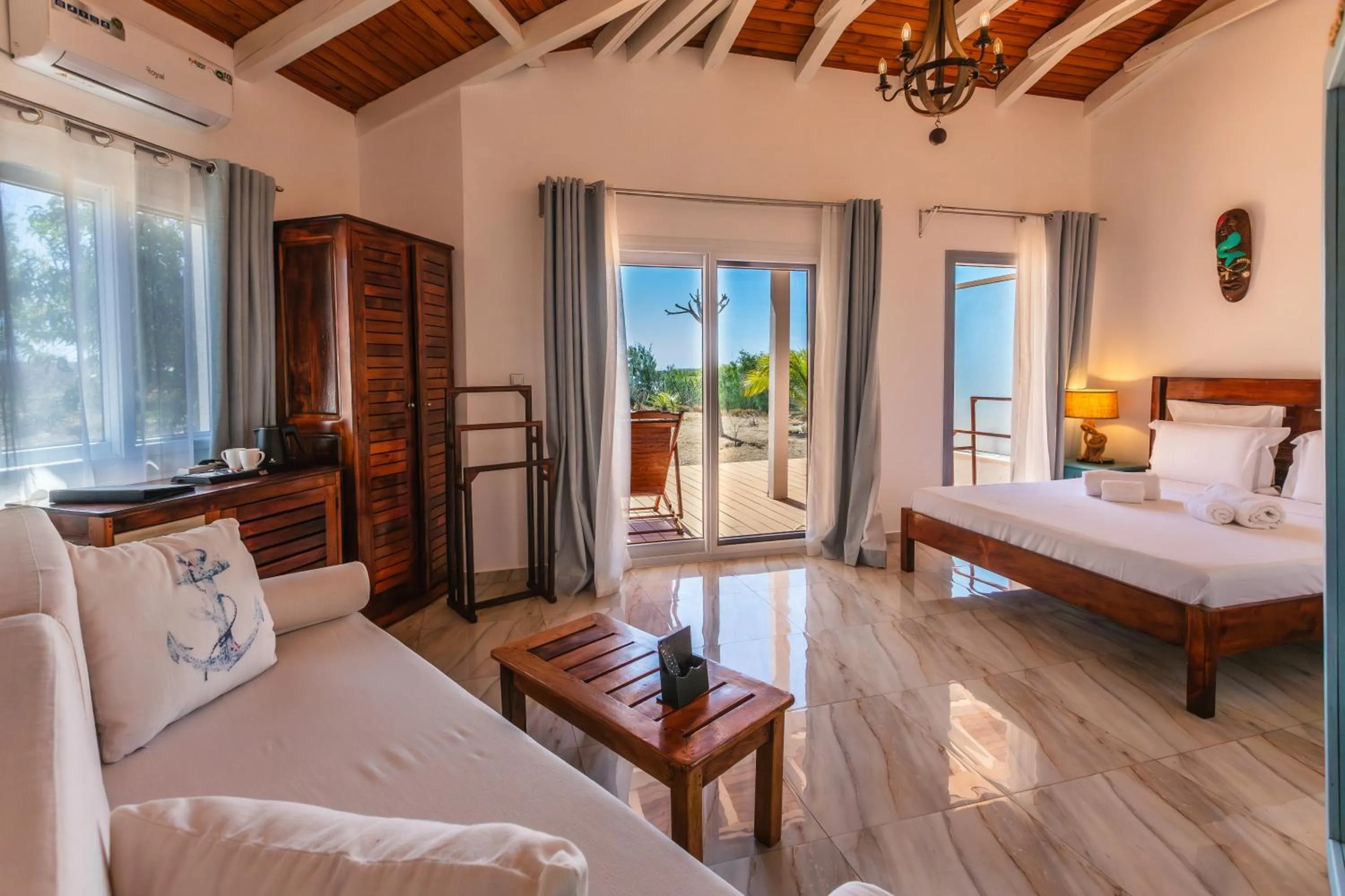 Bed in Mantasaly Resort